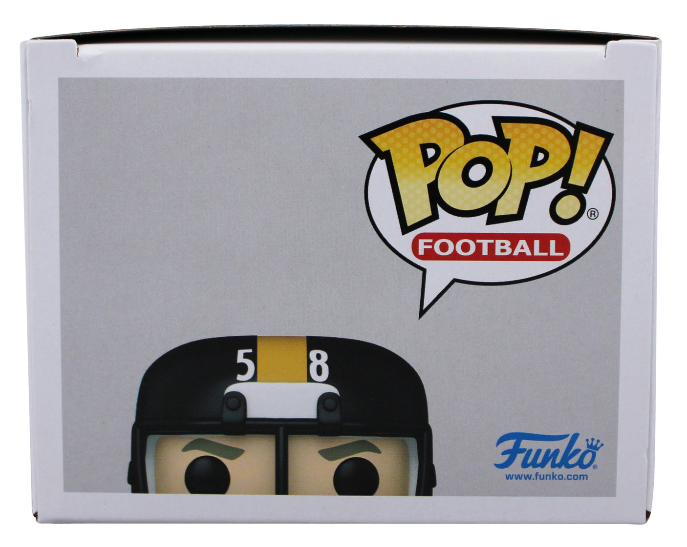 Steelers Jack Lambert "HOF 90" Signed #67 Funko Pop Vinyl Figure BAS Witnessed