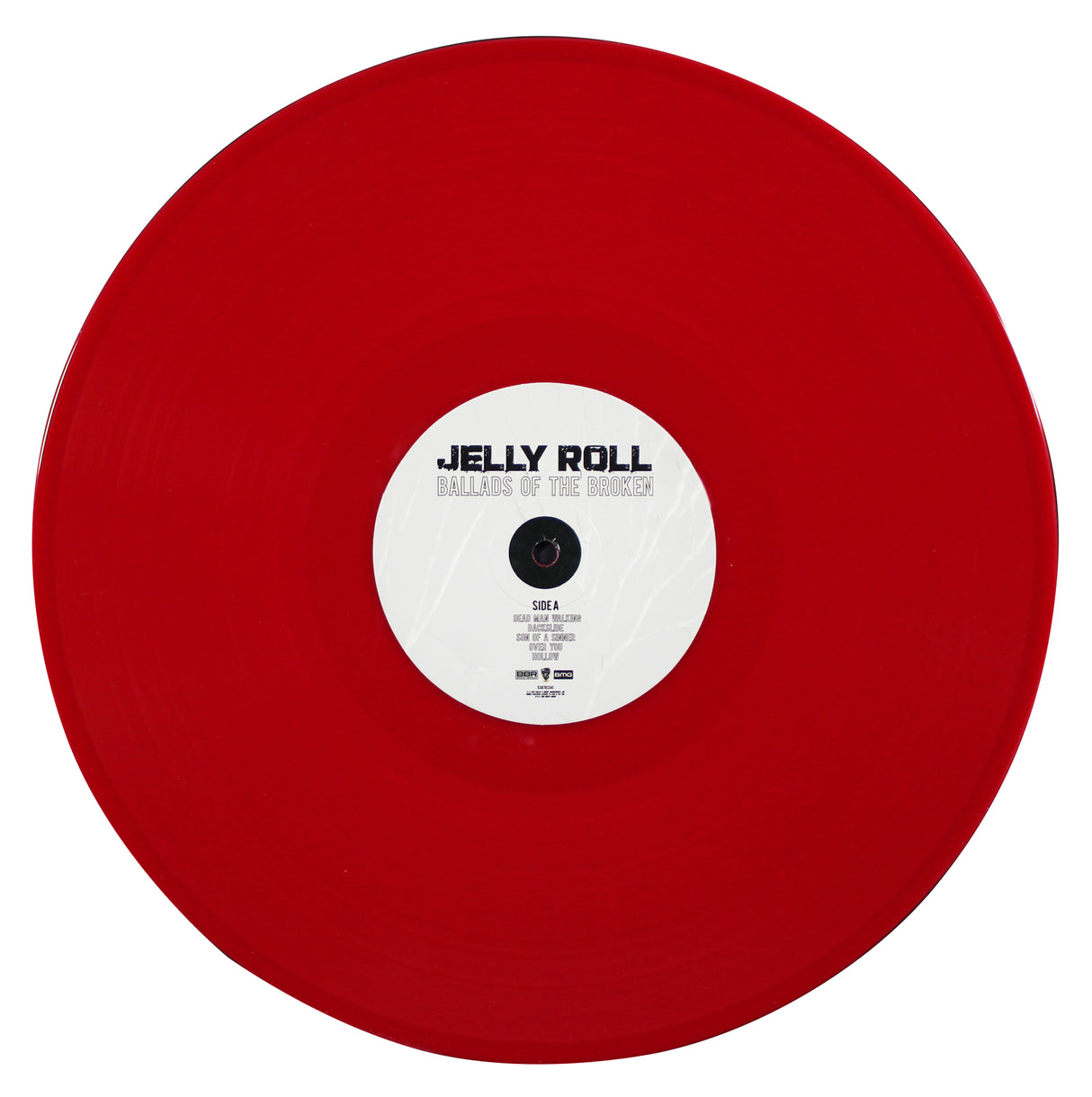 Jelly Roll Authentic Signed Ballads of the Broken Album Cover W/ Vinyl BAS