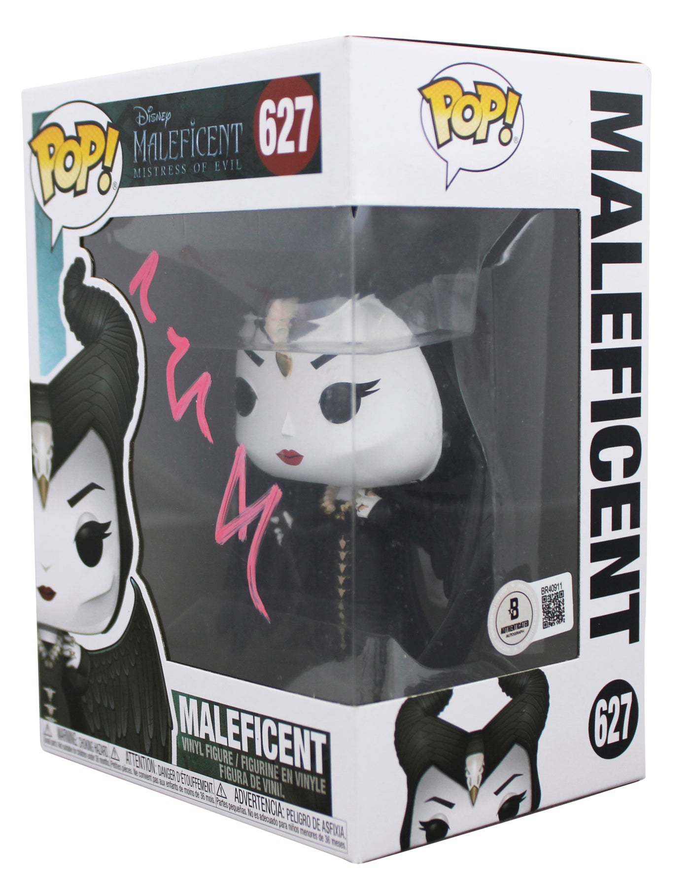 Angelina Jolie Signed Maleficent #627 Funko Pop Vinyl Figure BAS #BR40911