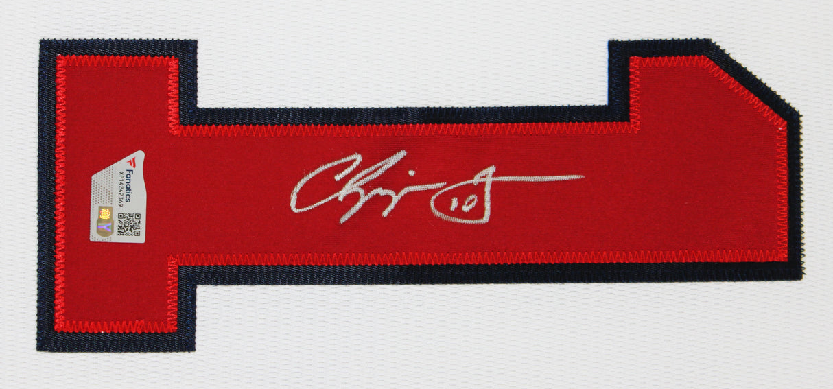 Braves Chipper Jones Authentic Signed White Majestic Cool Base Jersey Fanatics