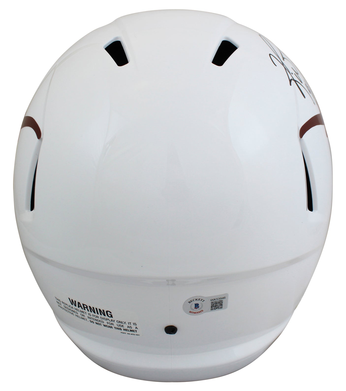 Texas Ricky Williams "98 HT" Signed Full Size Speed Rep Helmet W/ Case BAS Wit