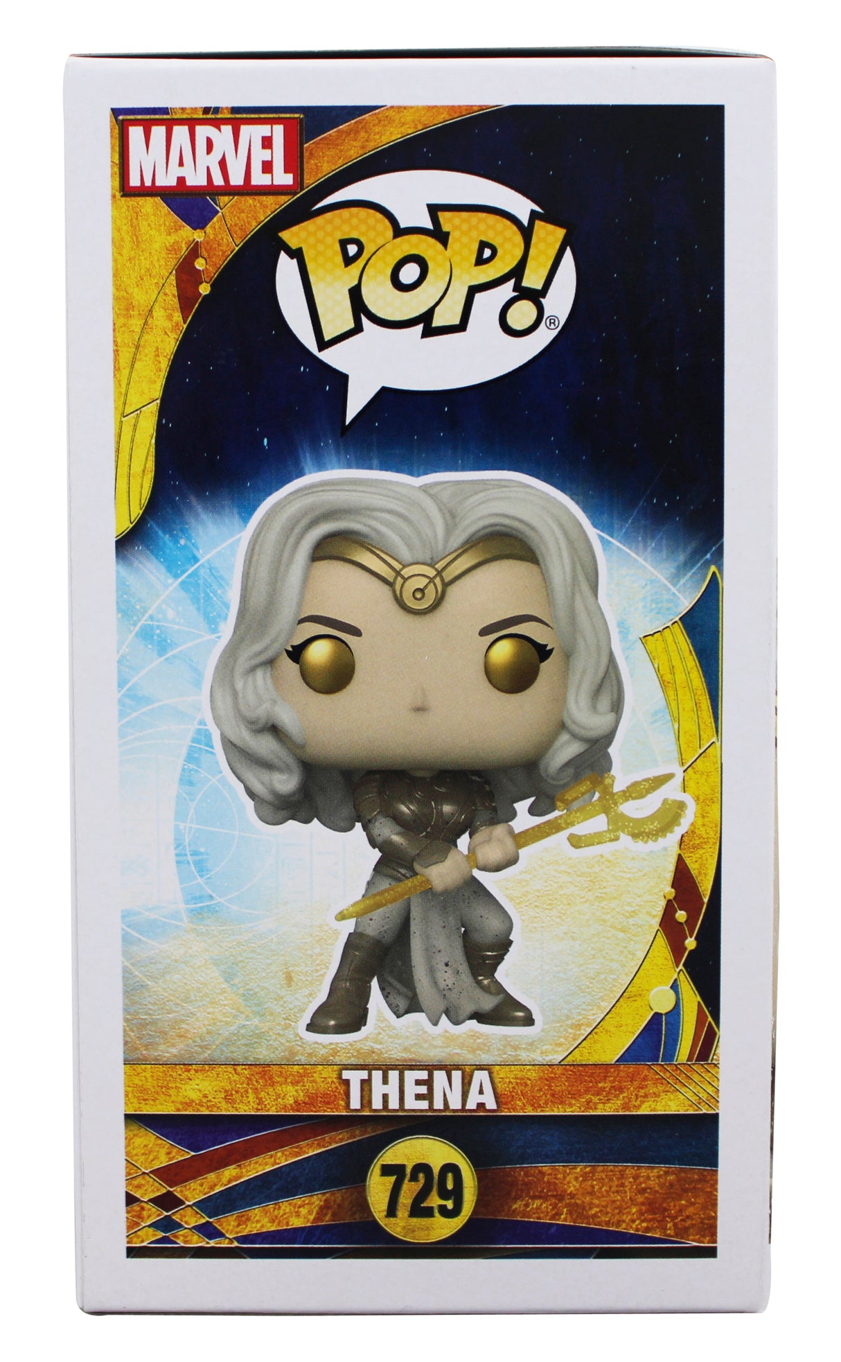 Angelina Jolie Eternals Signed Thena #729 Funko Pop Vinyl Figure BAS #BR40909