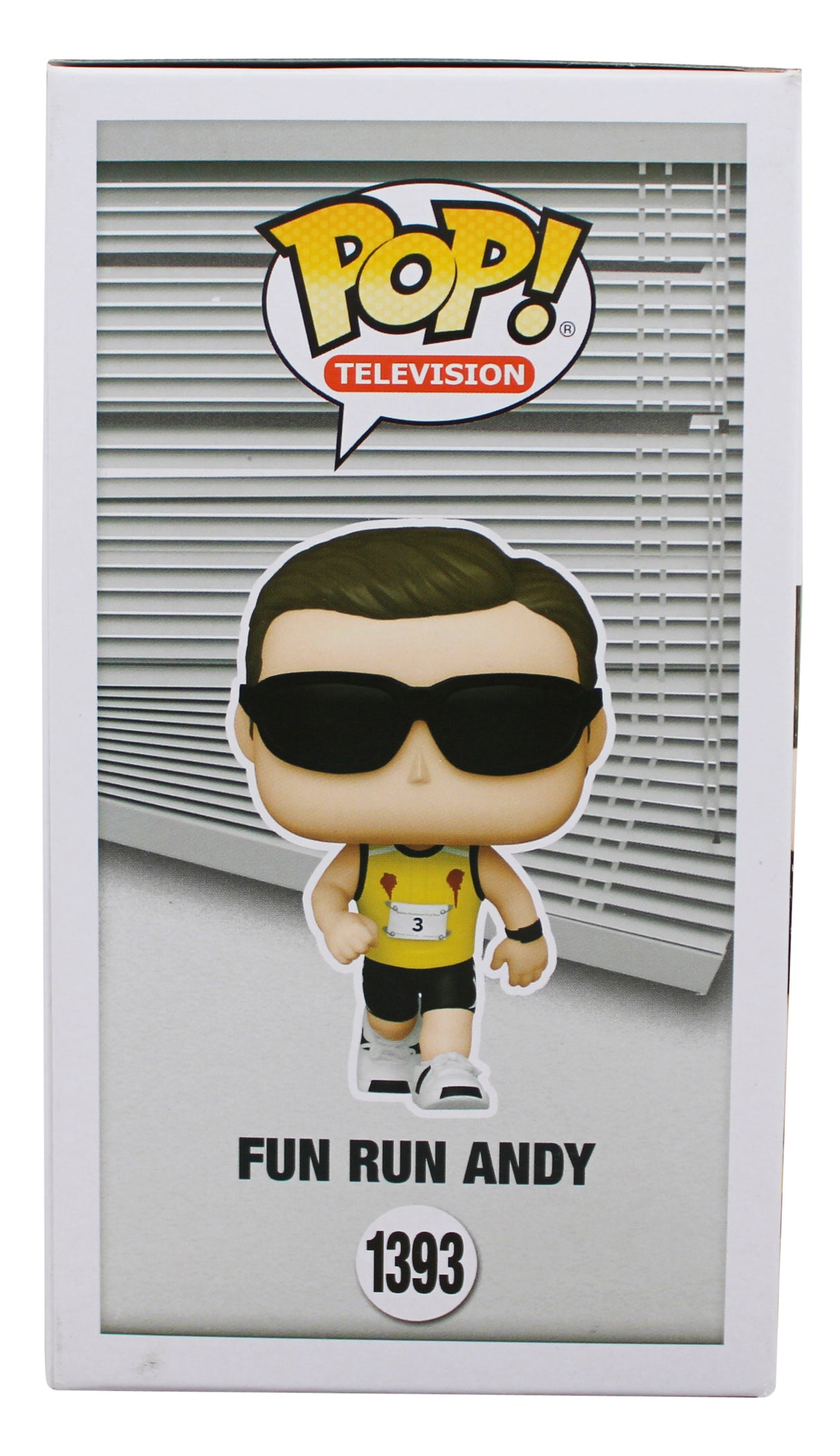 Ed Helms The Office Signed Fun Run Andy #1393 Funko Pop Vinyl Figure PSA/DNA