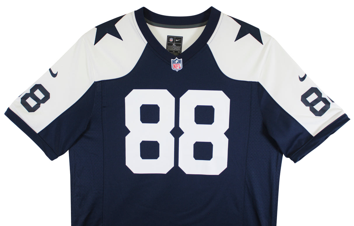 Cowboys CeeDee Lamb Signed Navy Blue Thanksgiving Nike Game Jersey Fanatics