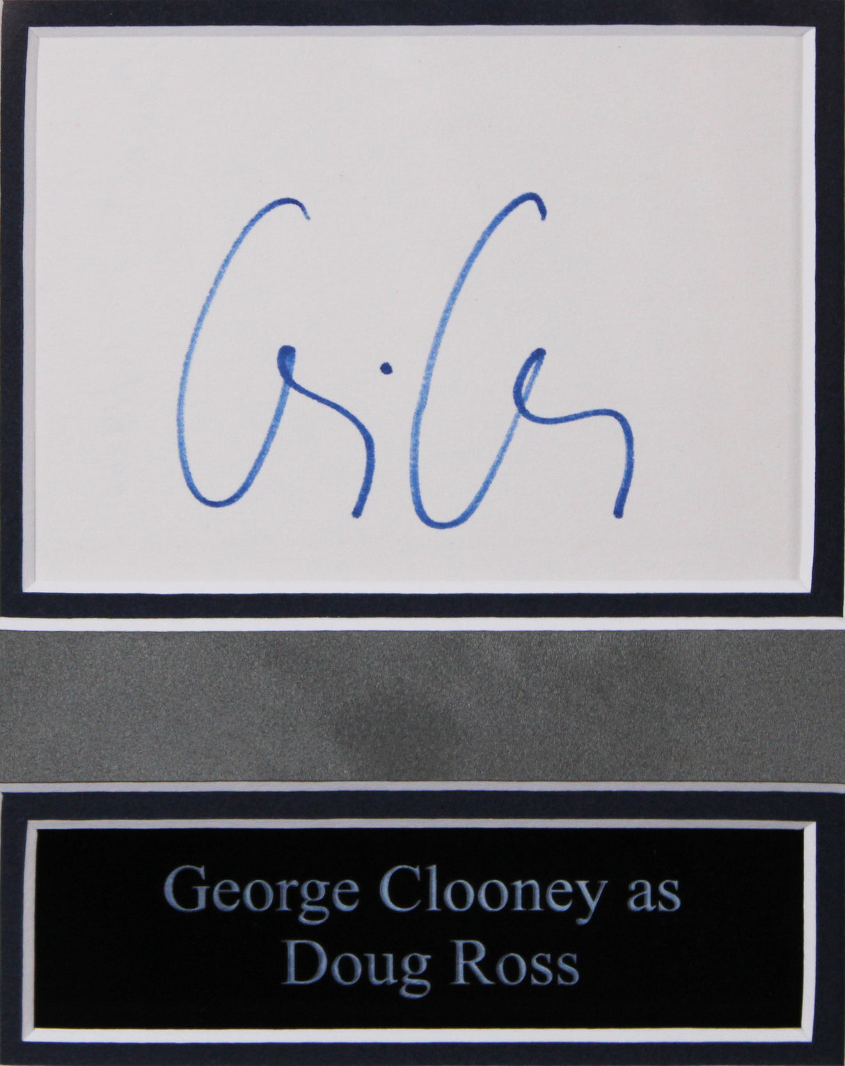 ER (6) Clooney, Wyle, Edwards, Margulies +2 Signed Framed Display BAS #AD04873