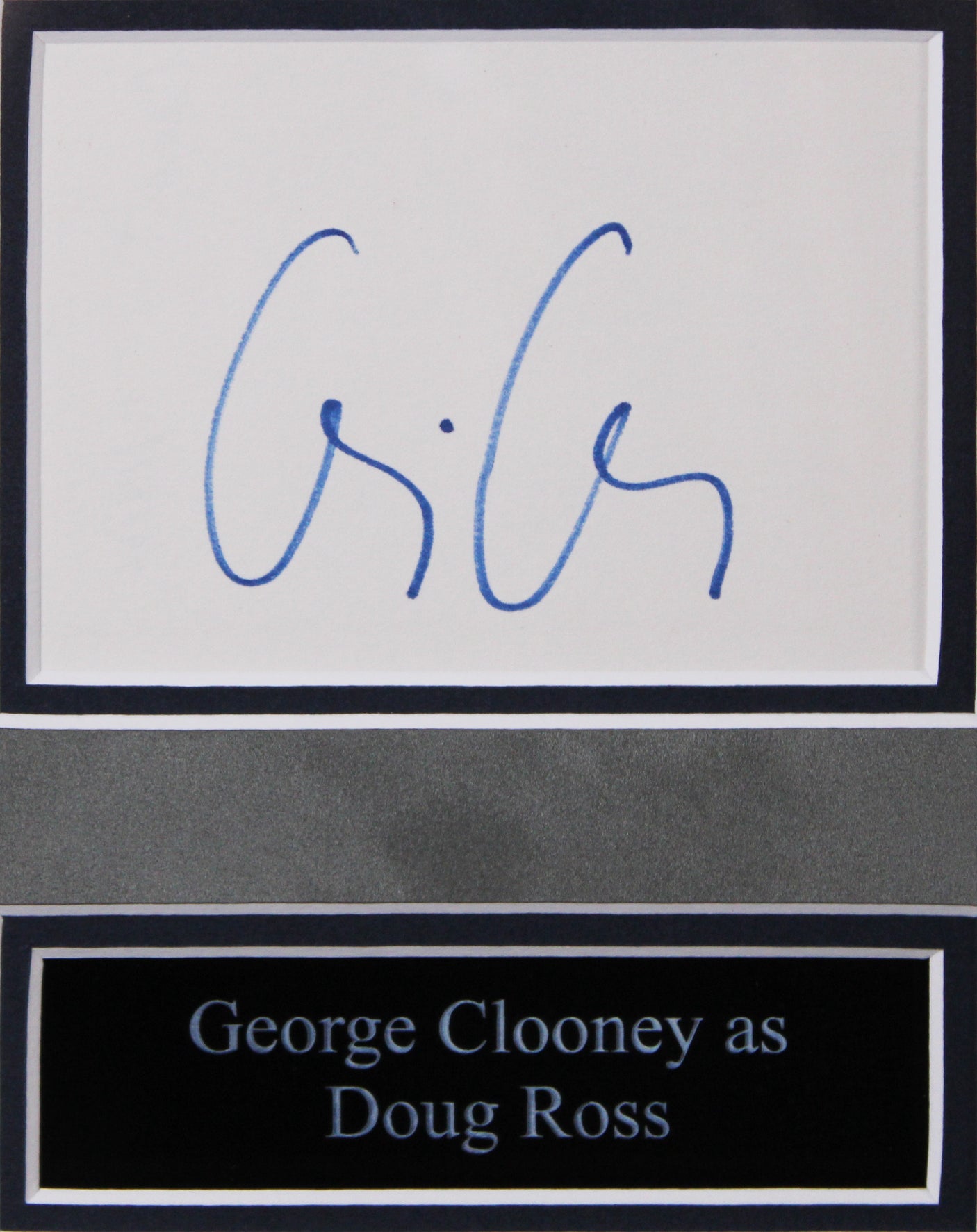 ER (6) Clooney, Wyle, Edwards, Margulies +2 Signed Framed Display BAS #AD04873