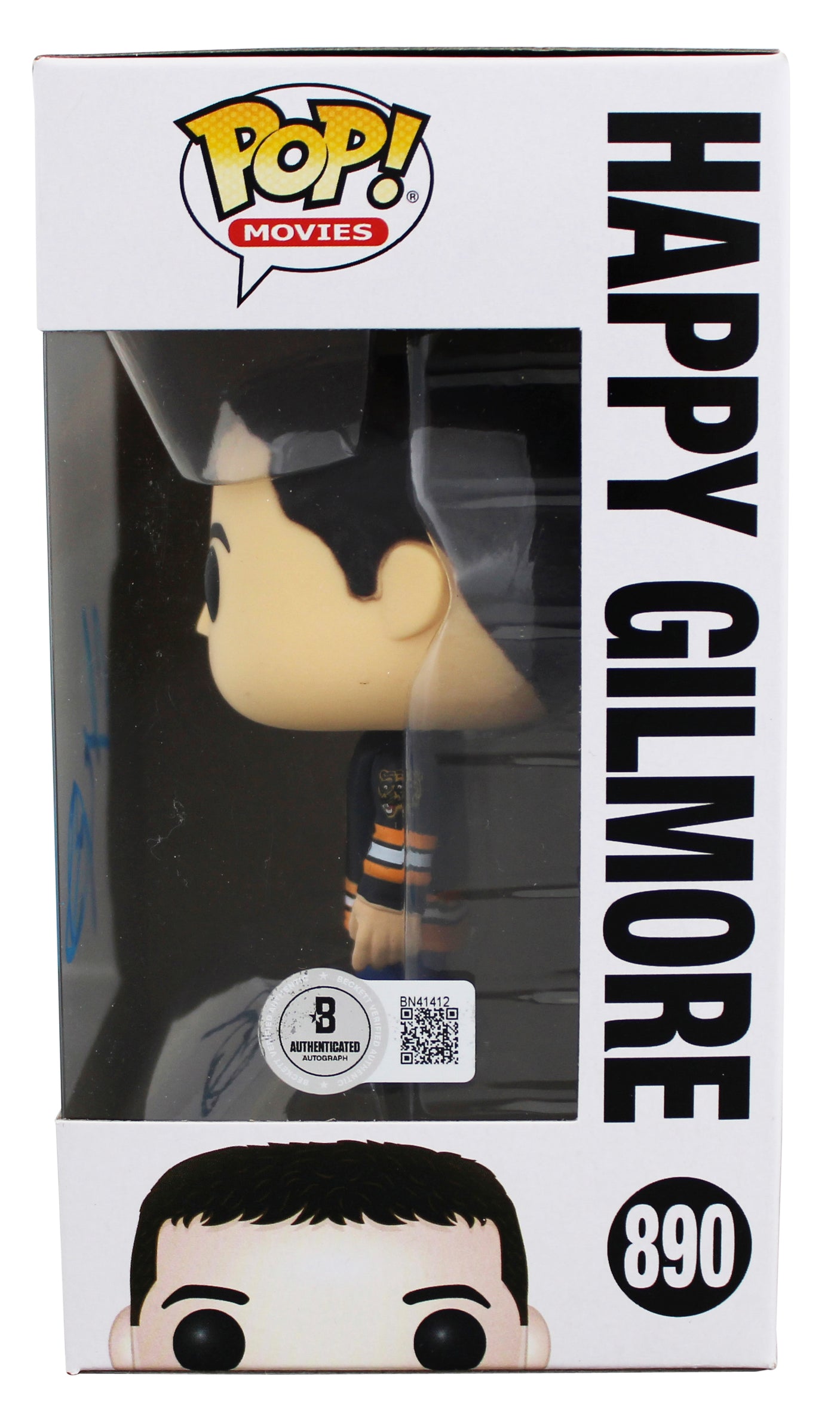 Adam Sandler Signed Happy Gilmore #890 Funko Pop Vinyl Figure BAS #BN41412