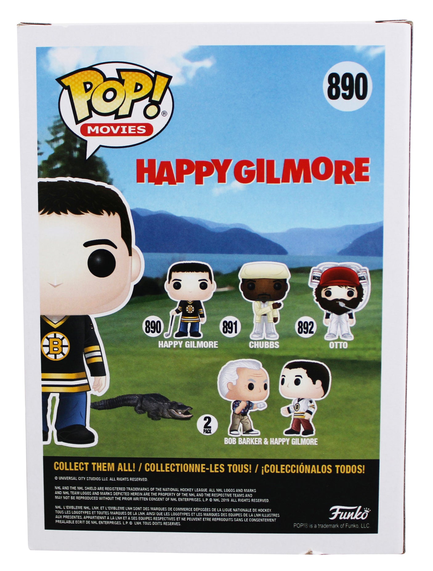 Adam Sandler Signed Happy Gilmore #890 Funko Pop Vinyl Figure BAS #BN41412