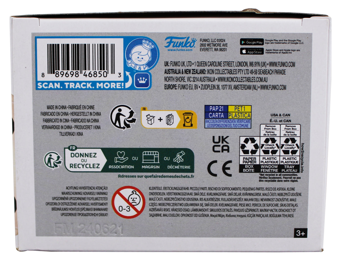 Adam Sandler Signed Happy Gilmore #890 Funko Pop Vinyl Figure BAS #BN41412