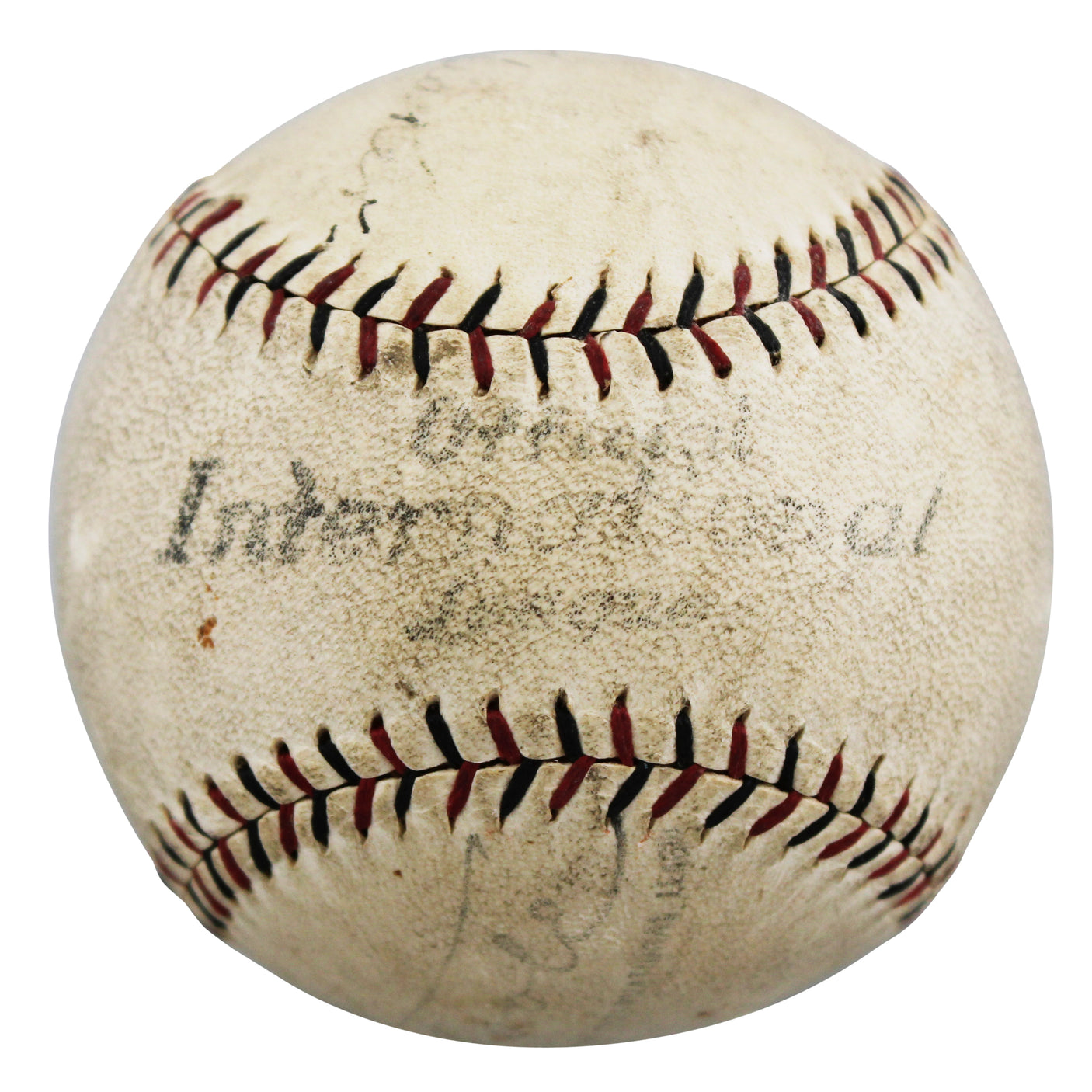 Red Sox Tris Speaker Signed Spalding International League Baseball BAS #AE34231