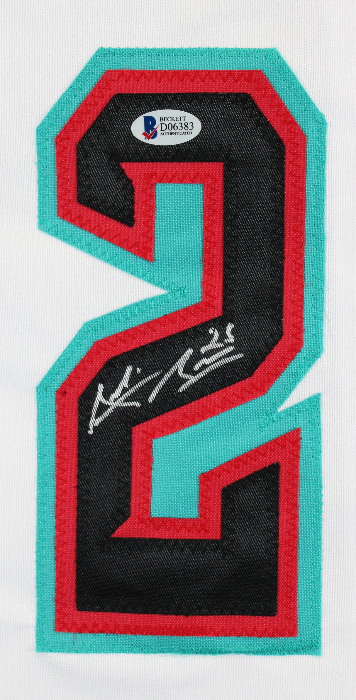 Archie Bradley Authentic Signed White Pro Style Jersey Autographed BAS