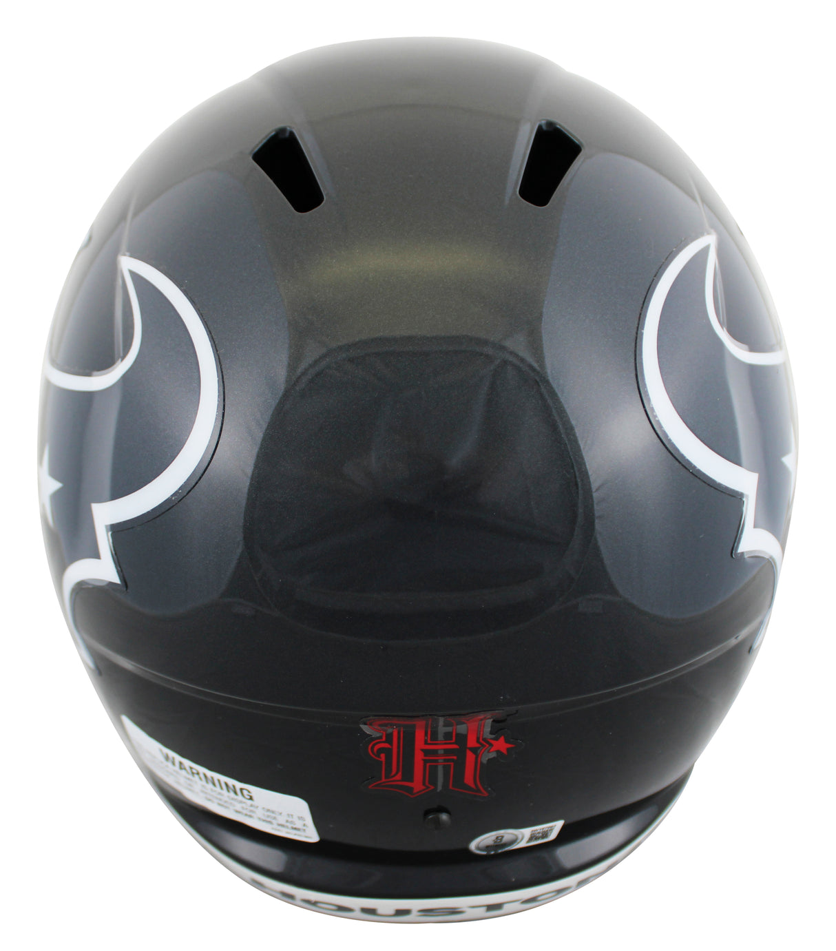 Texans Nico Collins Authentic Signed Full Size Speed Rep Helmet BAS Witnessed 2