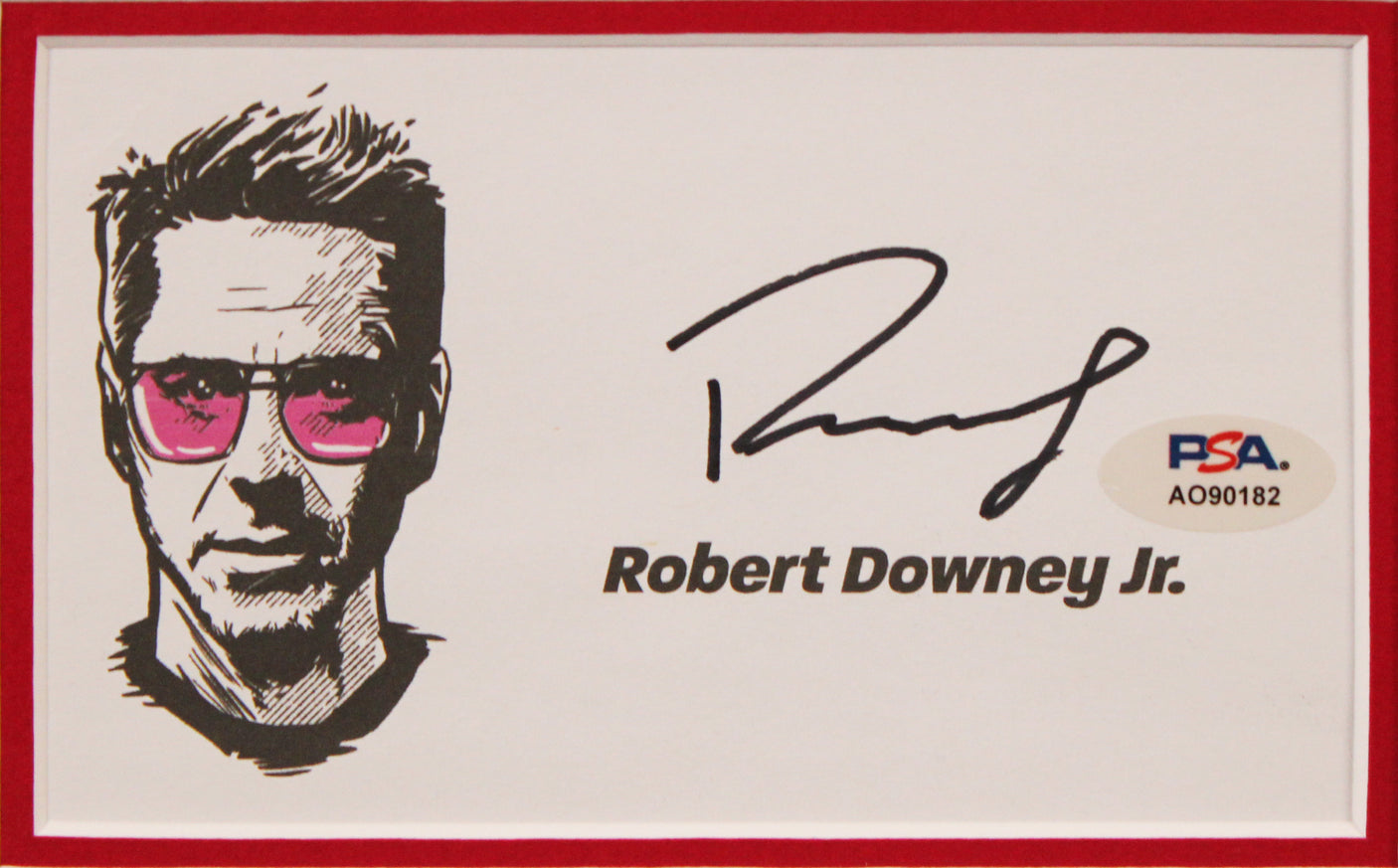 Avengers (7) Downey, Hemsworth, Renner, Evans +3 Signed Framed Display BAS & PSA