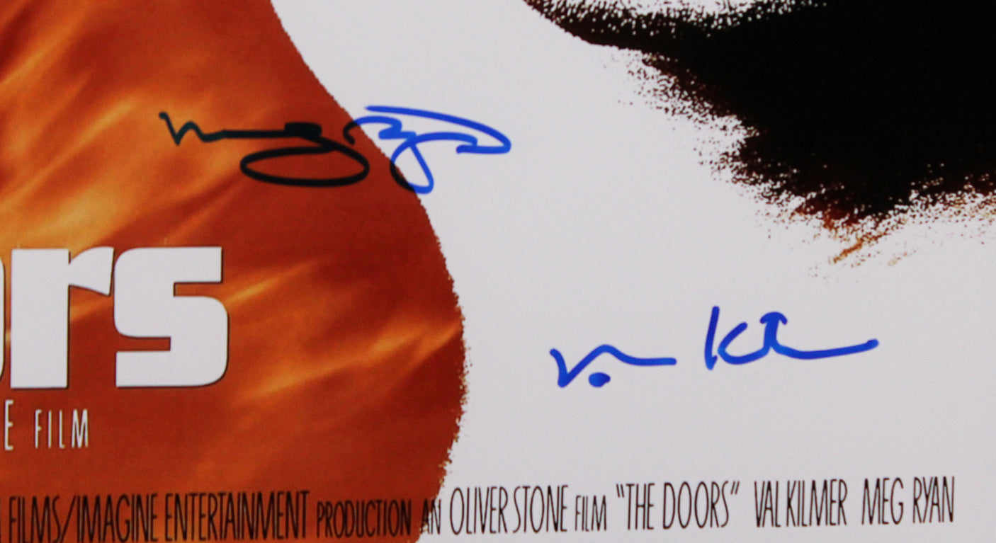 Val Kilmer & Meg Ryan The Doors Authentic Signed Framed 16x24 Photo BAS #AE09676