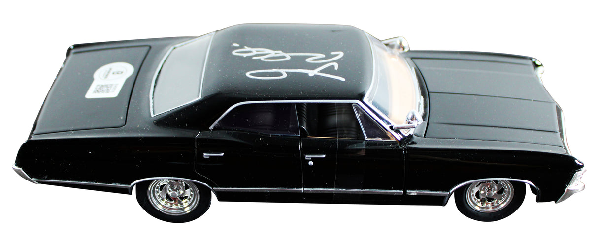 Jared Padalecki Supernatural Signed 1967 Impala 1:24 Die Cast Car BAS #BV56516
