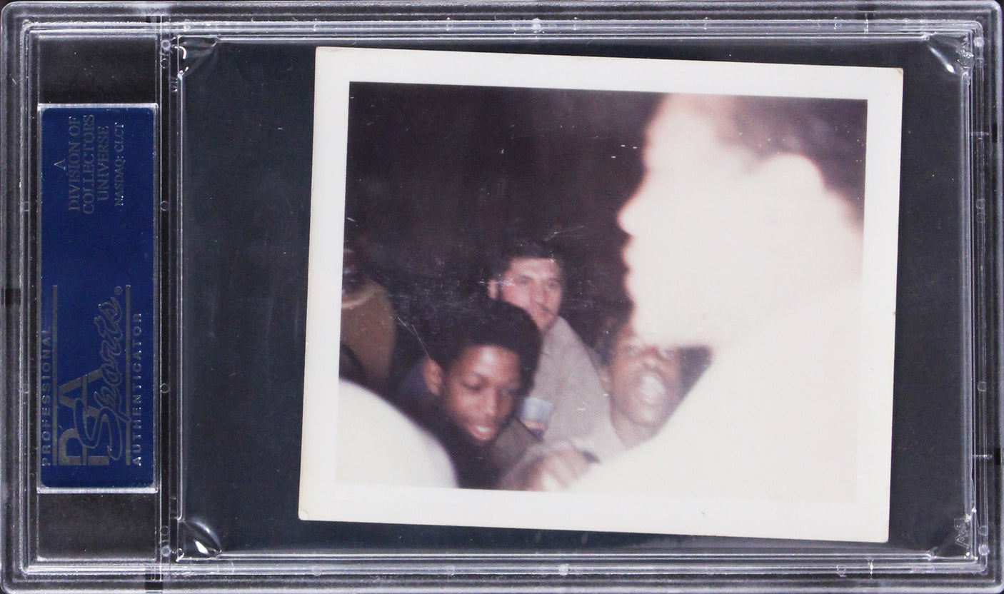 Muhammad Ali Authentic Signed 3.5x4.25 Photo Auto Graded Gem Mint 9! PSA Slab