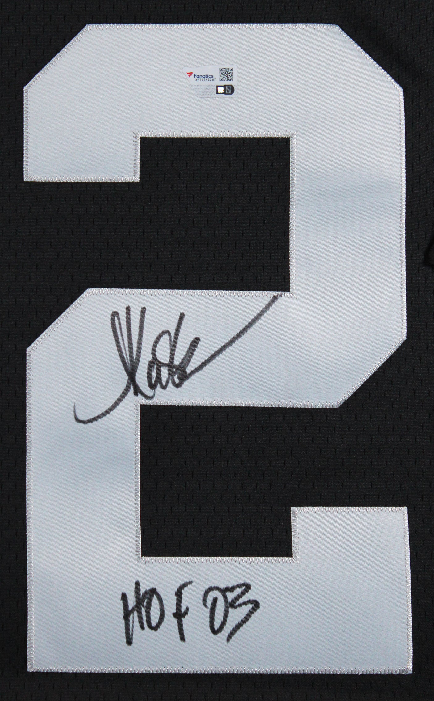 Raiders Marcus Allen "HOF 03" Signed Black Mitchell & Ness Framed Jersey Fanatic