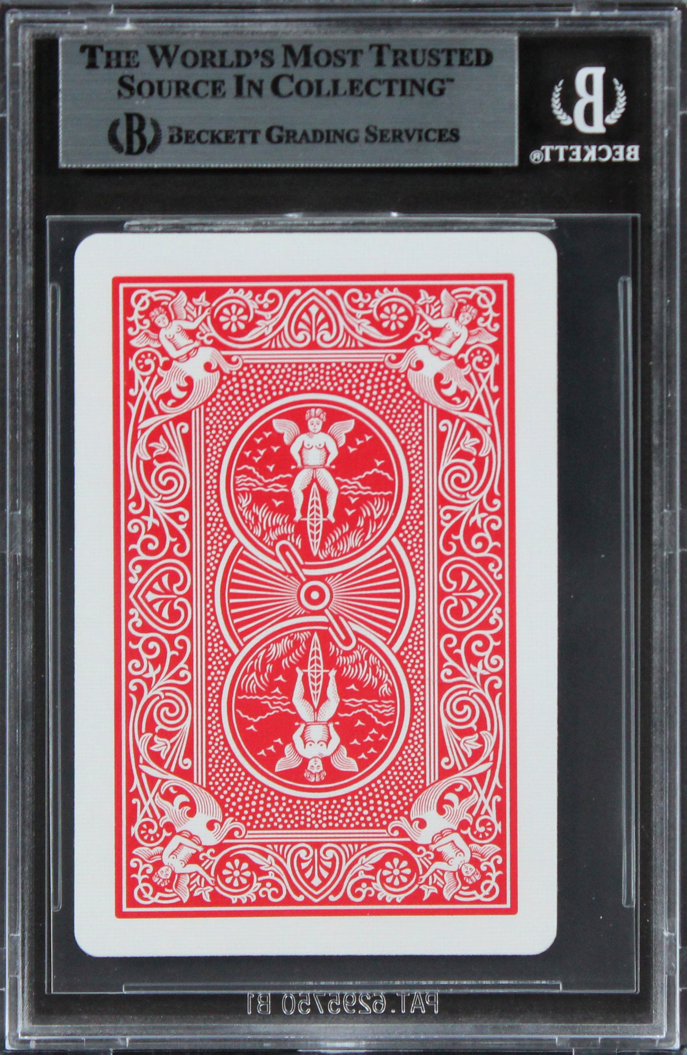 Matt Damon Rounders Authentic Signed 4 Of Clubs Playing Card Card BAS Slabbed