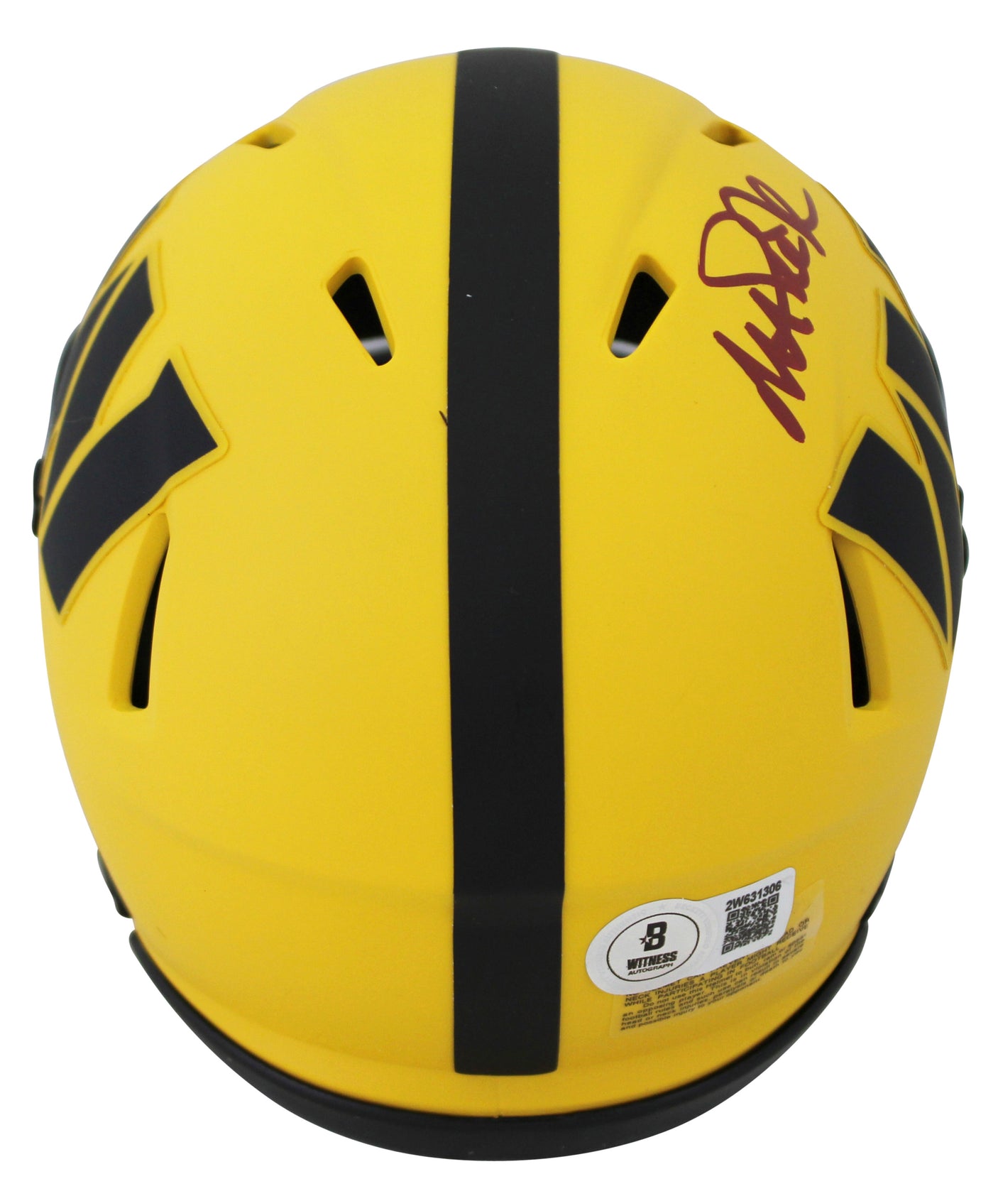 Commanders Magic Johnson Signed Rave Speed Mini Helmet W/ Case BAS Witnessed