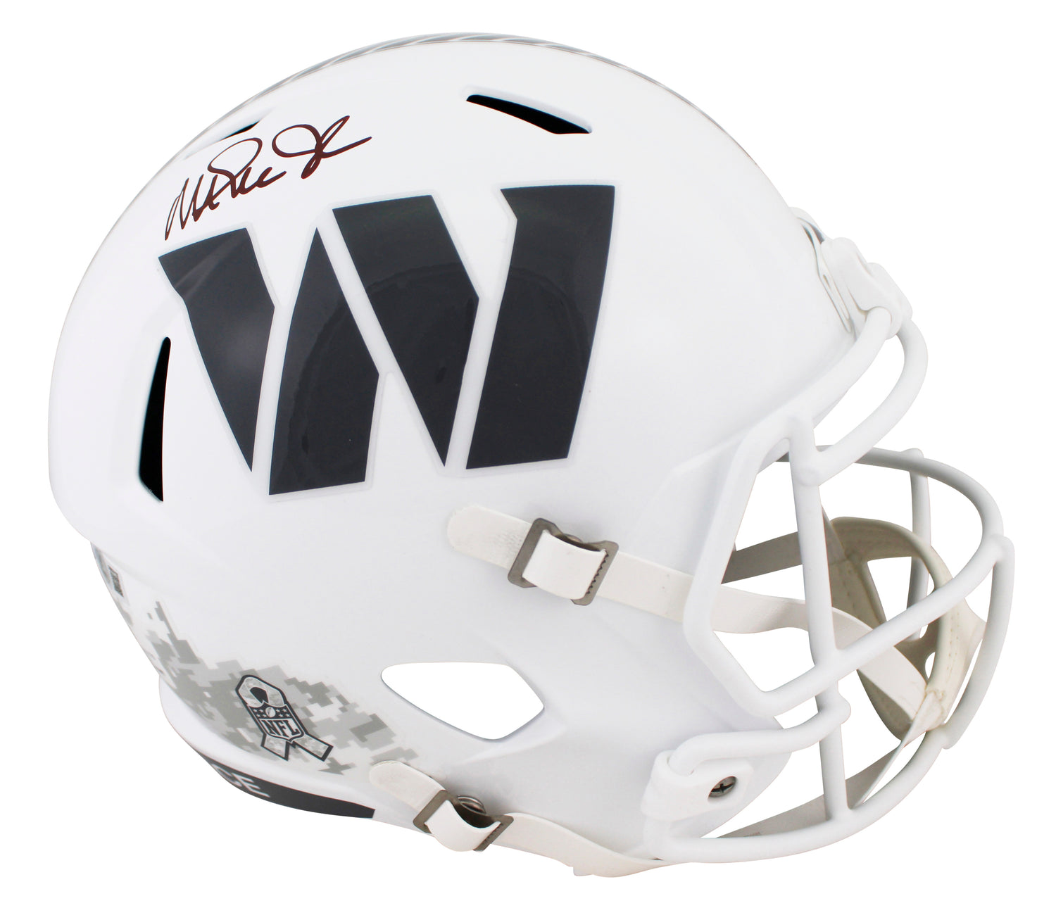 Commanders Magic Johnson Signed STS III F/S Speed Rep Helmet W/ Case BAS Wit 2