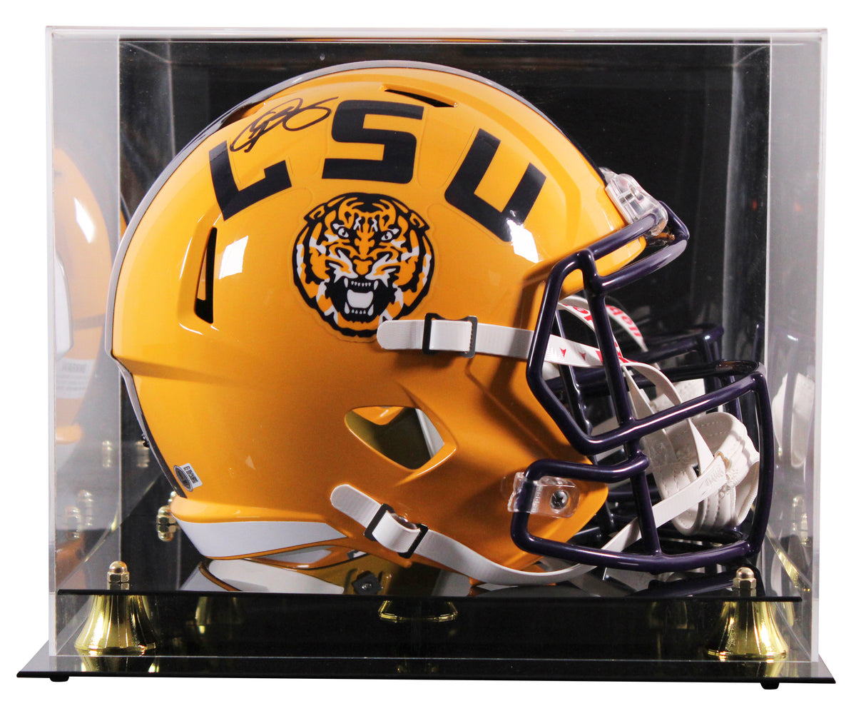LSU Odell Beckham Jr. Signed Full Size Speed Rep Helmet W/ Case BAS Witnessed
