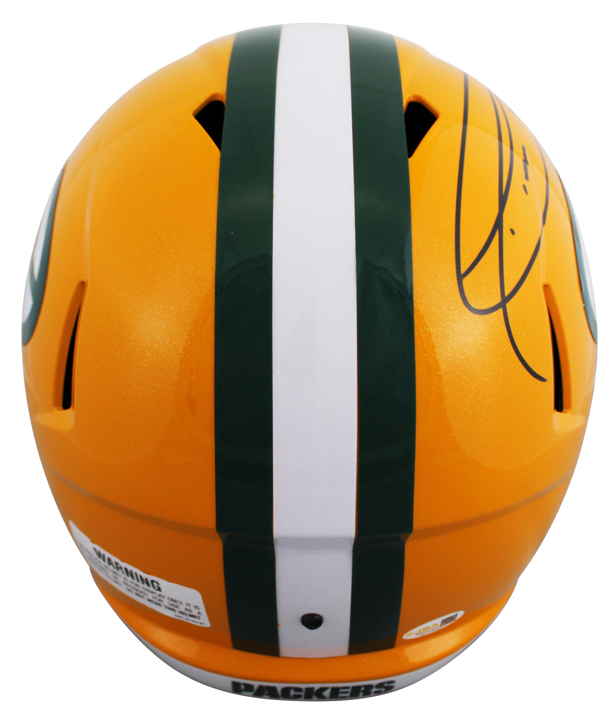 Packers Donald Driver Authentic Signed Full Size Speed Rep Helmet JSA Witness