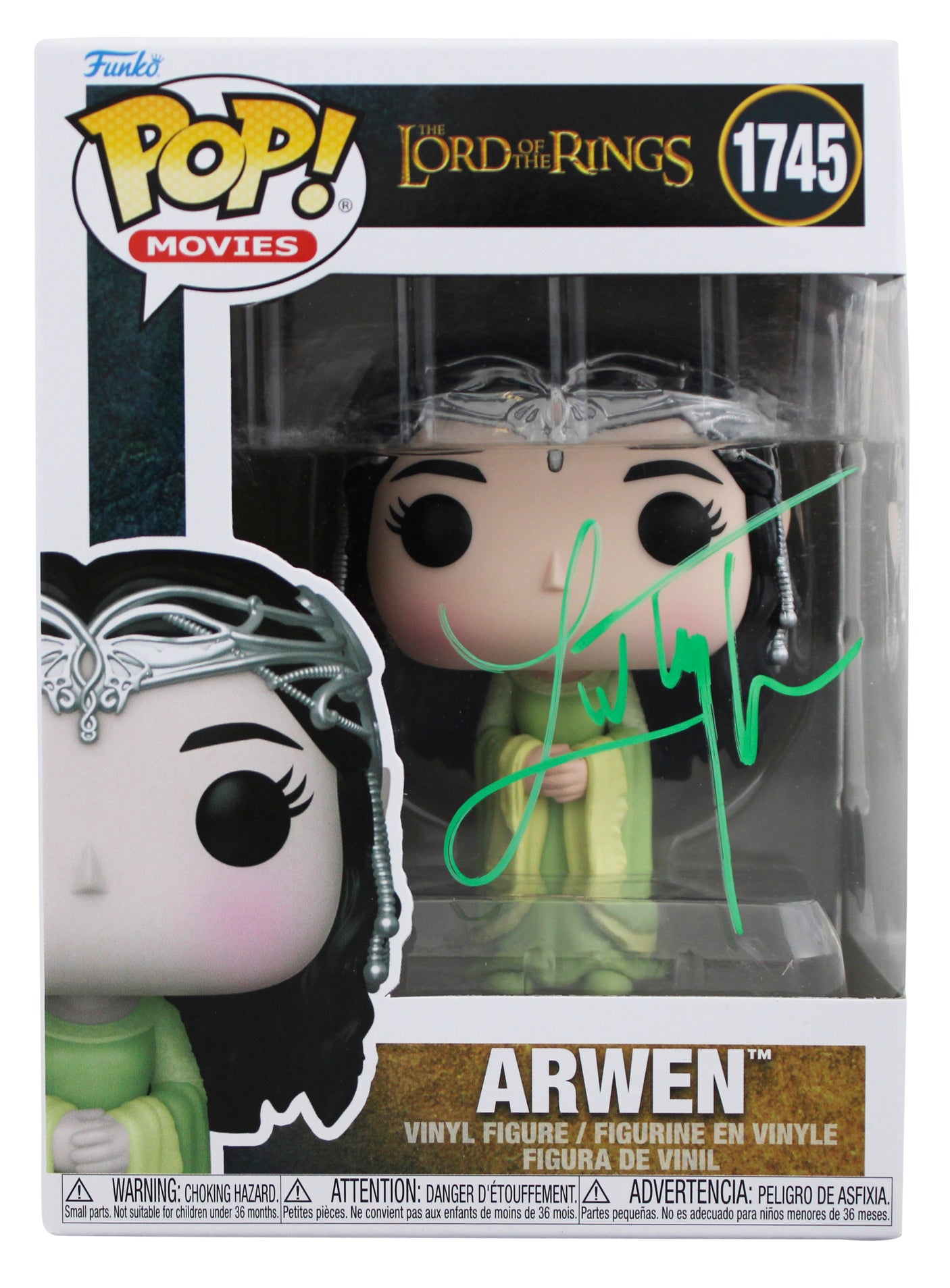 Liv Tyler The Lord of the Rings Signed Arwen #1745 Funko Pop Vinyl Figure BAS