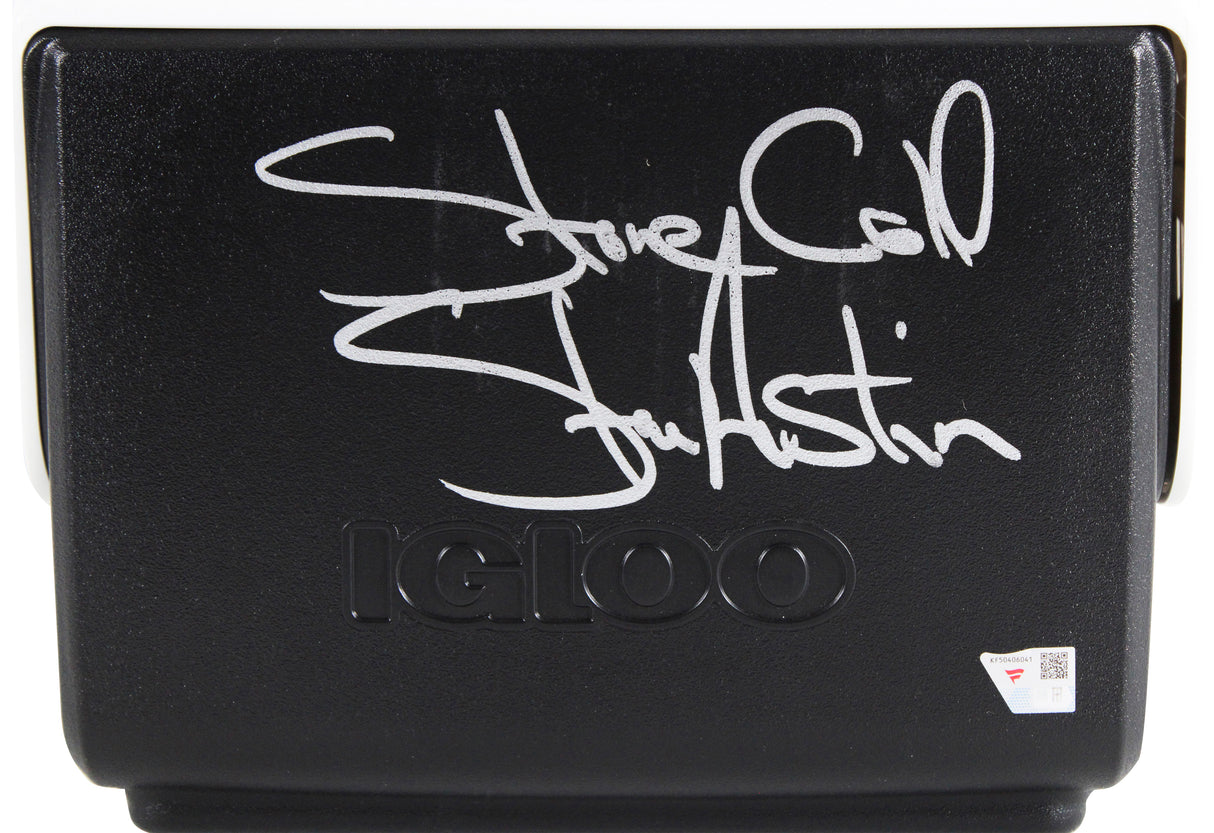 Stone Cold Steve Austin Signed Igloo Little Playmate Cooler Fanatics #KF50406041