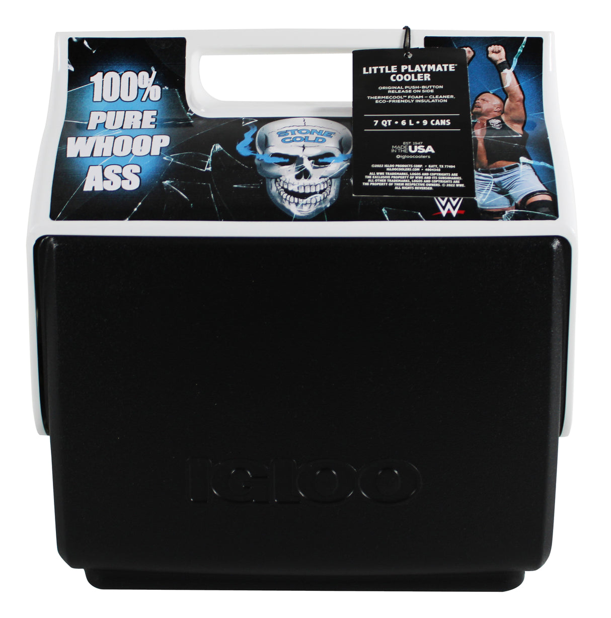Stone Cold Steve Austin Signed Igloo Little Playmate Cooler Fanatics #KF50406041