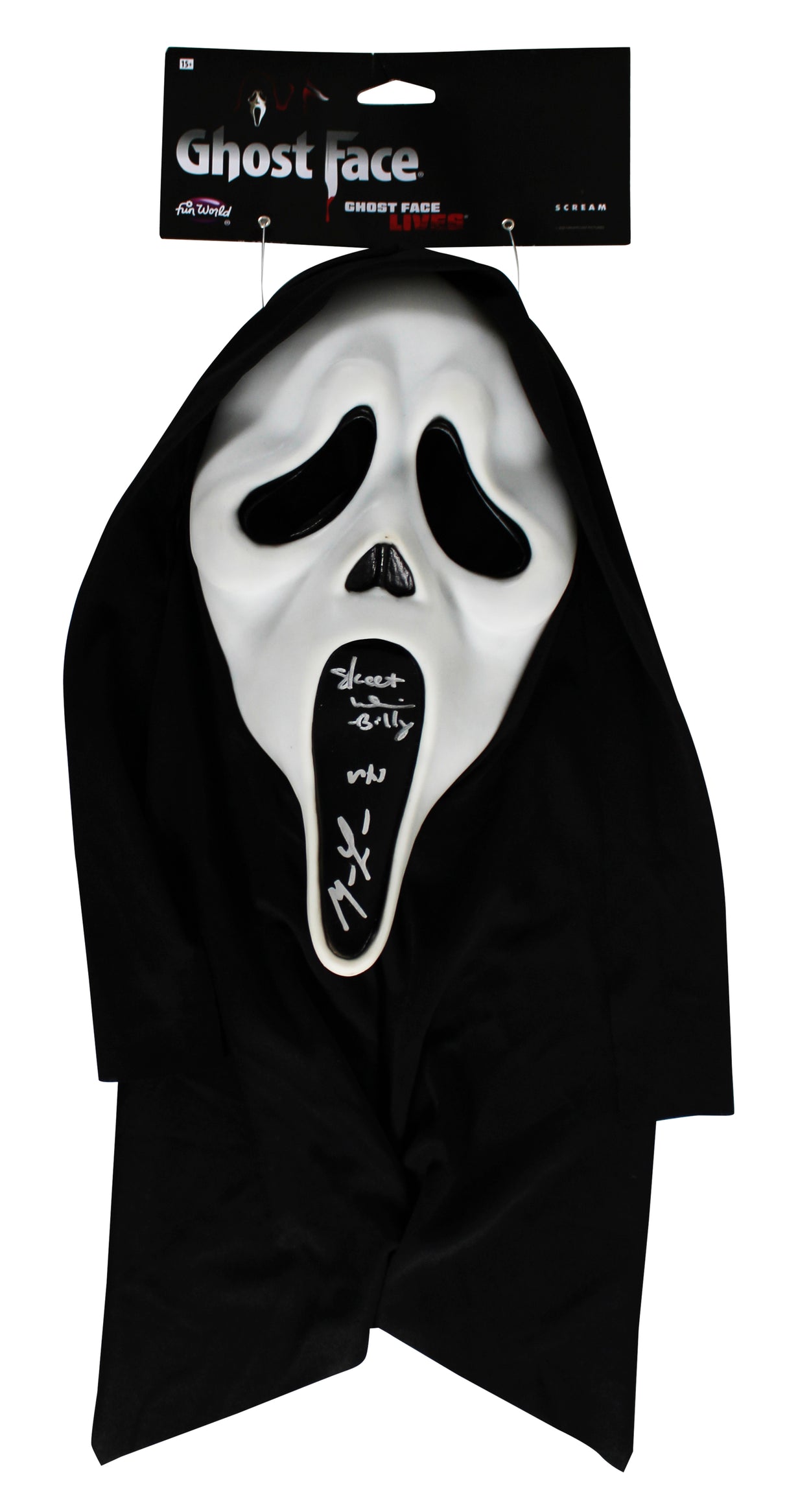 Matthew Lillard & Skeet Ulrich Scream Signed Ghostface Mask BAS Witnessed