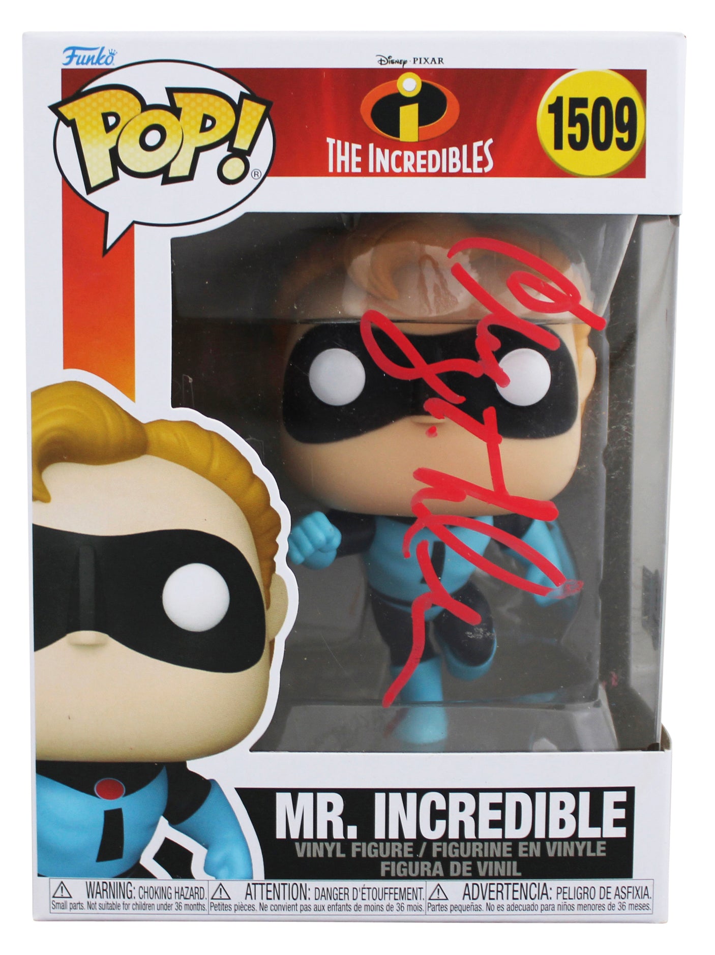 Craig T. Nelson Signed Mr. Incredible #1509 Funko Pop Vinyl Figure BAS #BN07630