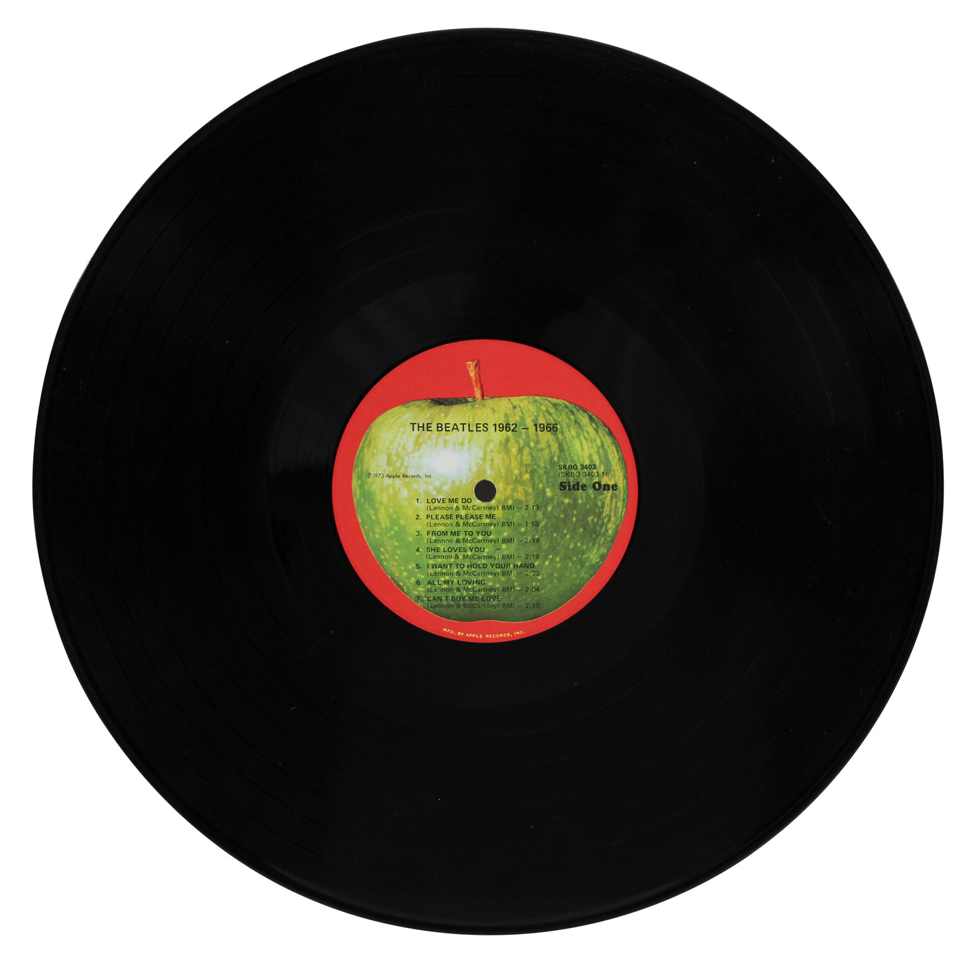 Paul McCartney & George Martin Beatles Signed 1962-1966 Album Cover W/ Vinyl BAS