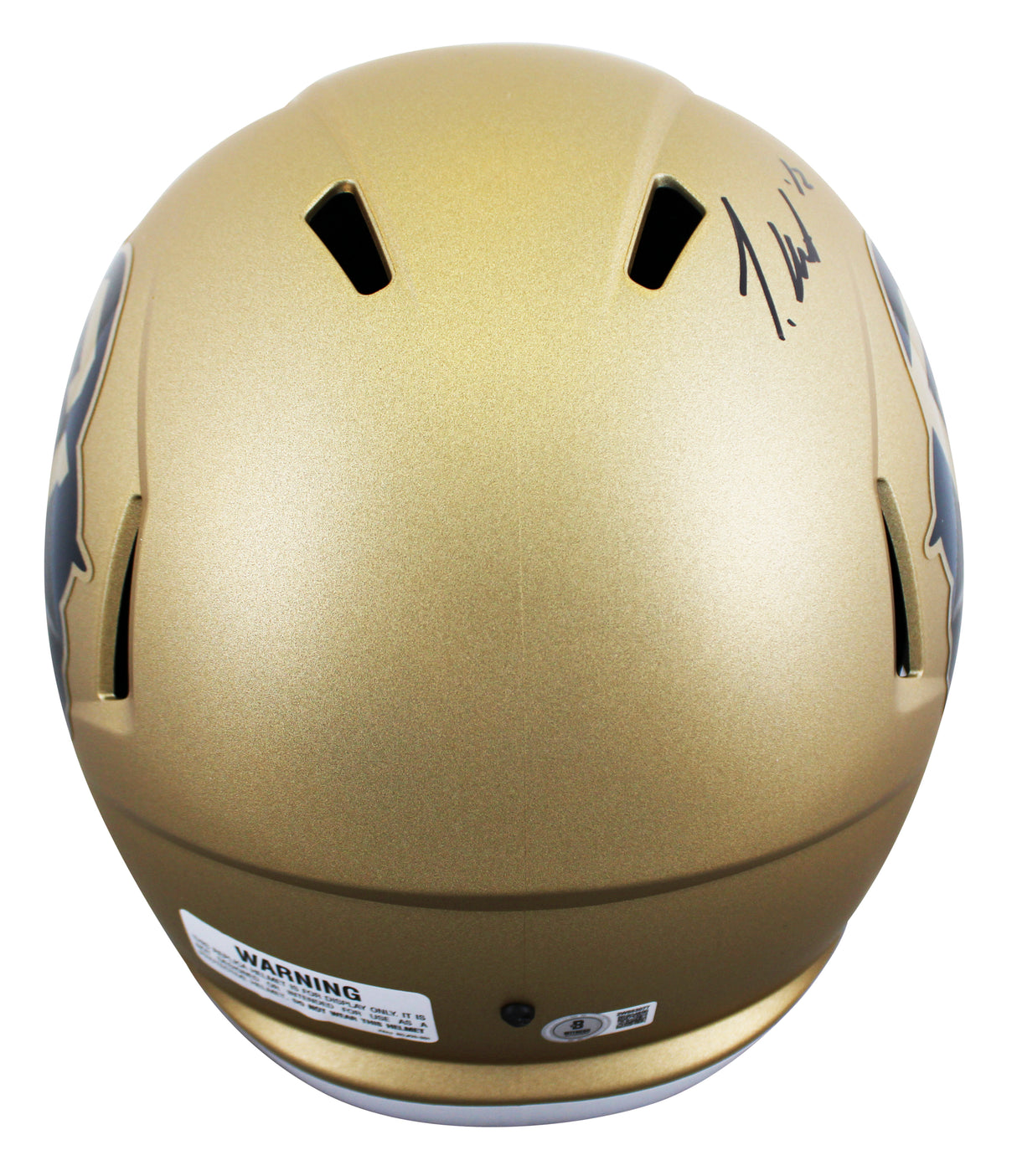 Colorado Travis Hunter Signed Full Size Speed Rep Helmet W/ Case BAS Witnessed
