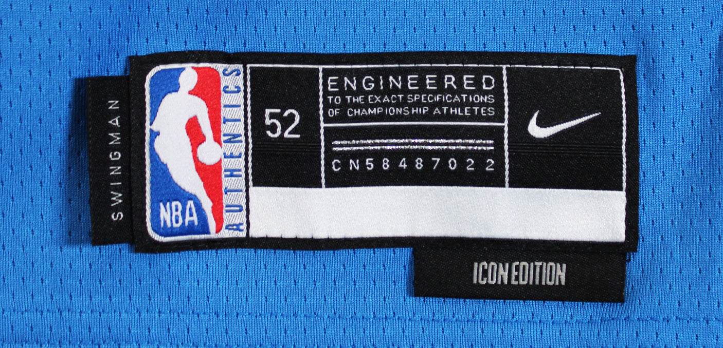 Thunder Shai Gilgeous-Alexander Signed Blue Nike Icon Finals Edition Jersey BAS