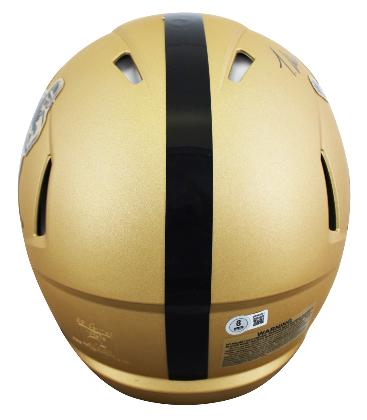 Travis Hunter "24 HT" Signed Heisman Logo F/S Speed Proline Helmet W/ Case BAS W