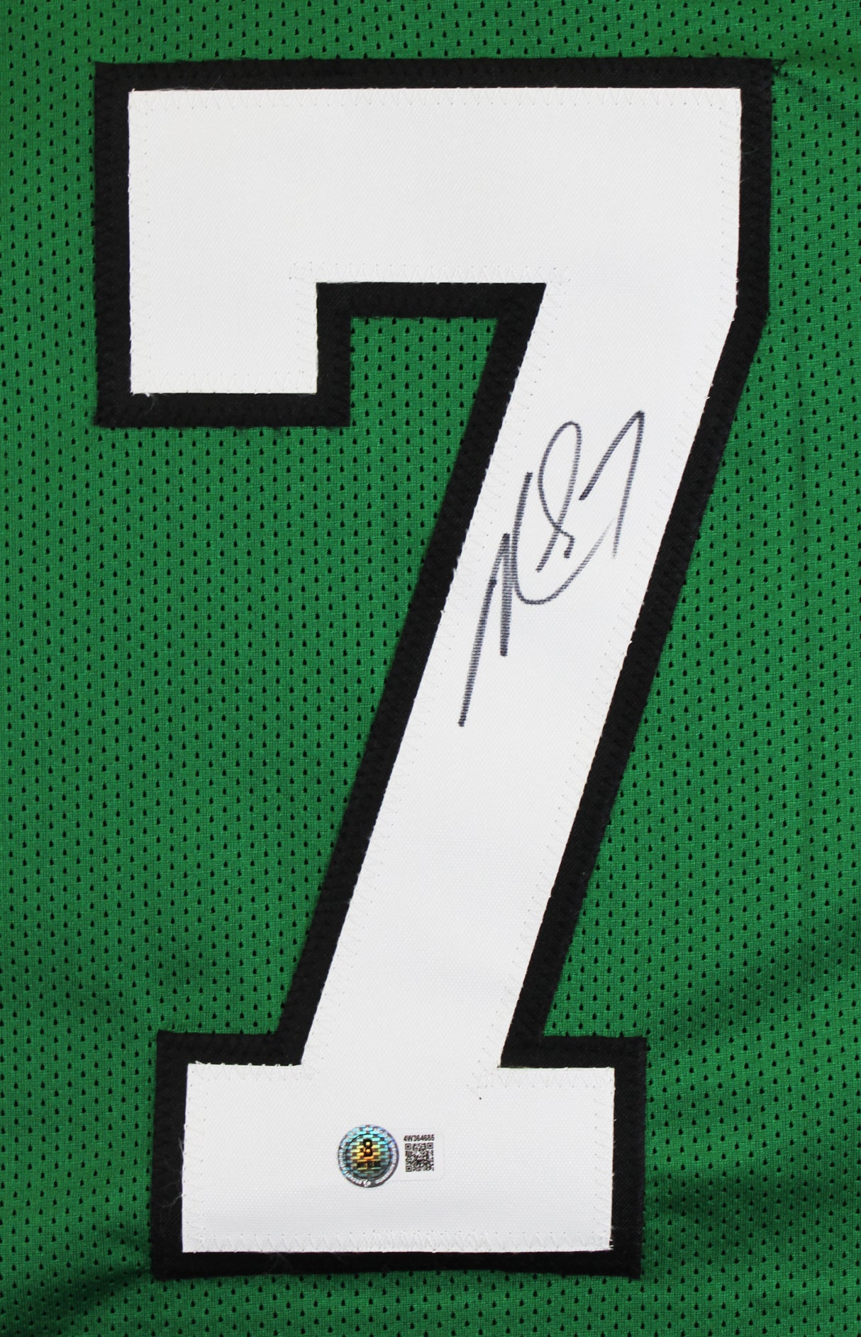Michael Vick Authentic Signed Green Throwback Pro Style Jersey BAS Witnessed