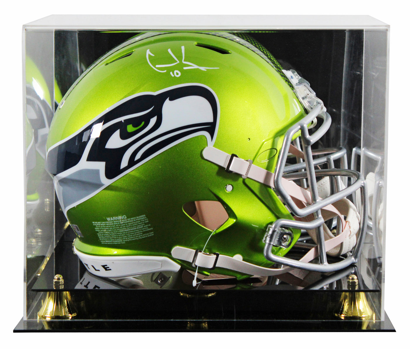 Seahawks Cooper Kupp Signed Flash F/S Speed Proline Helmet W/ Case Fanatics