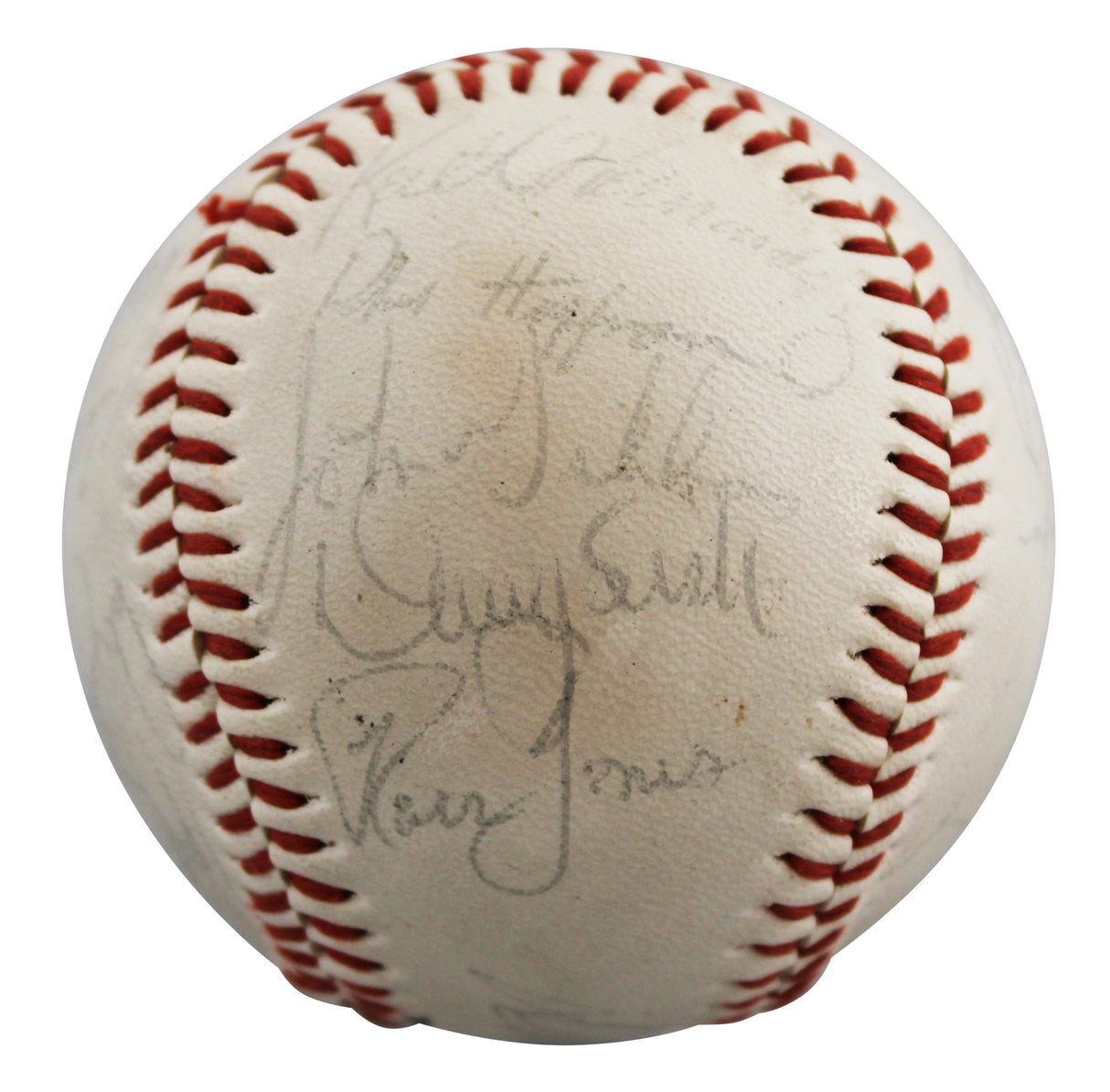 1984 Mets (22) Hernandez, Darling, Strawberry +19 Signed Baseball BAS #AE64194