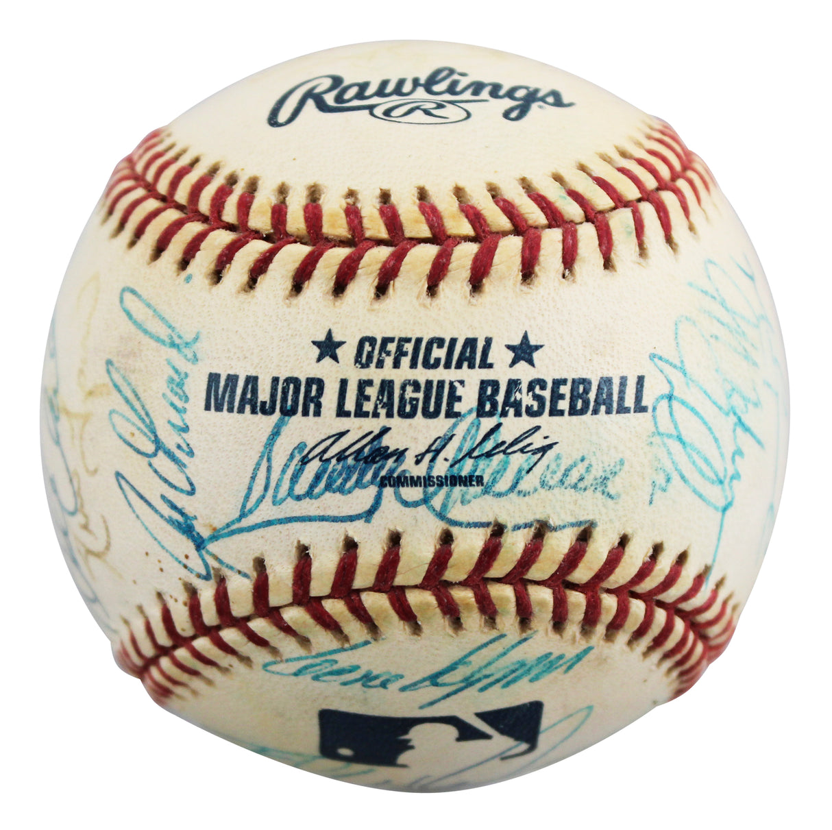 2000 Cubs (26) Girardi, Farnsworth, Aguilera +23 Signed Baseball BAS #AE64197
