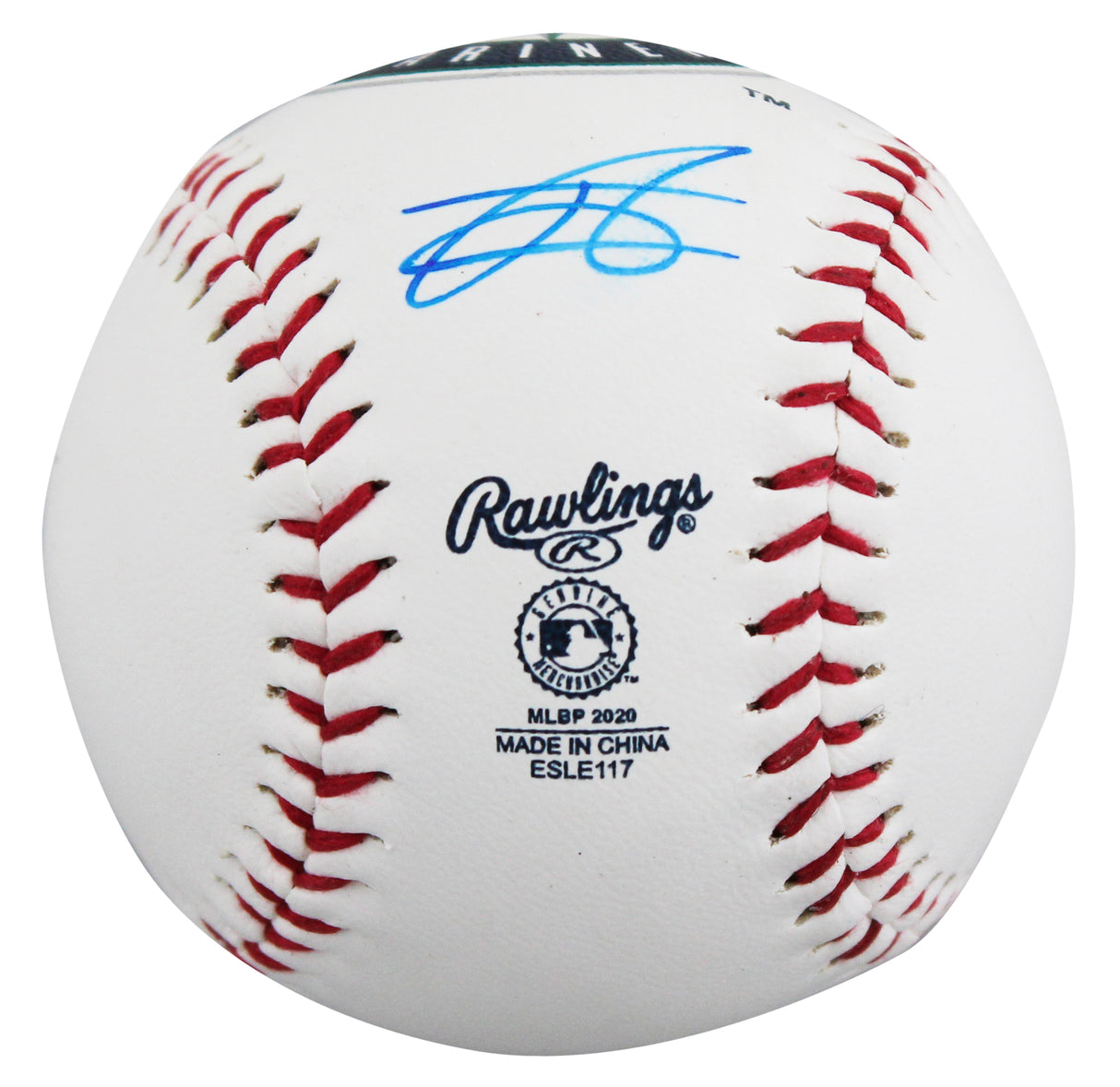 Mariners Julio Rodriguez Signed Seattle Mariners Logo OML Baseball BAS #BX68733