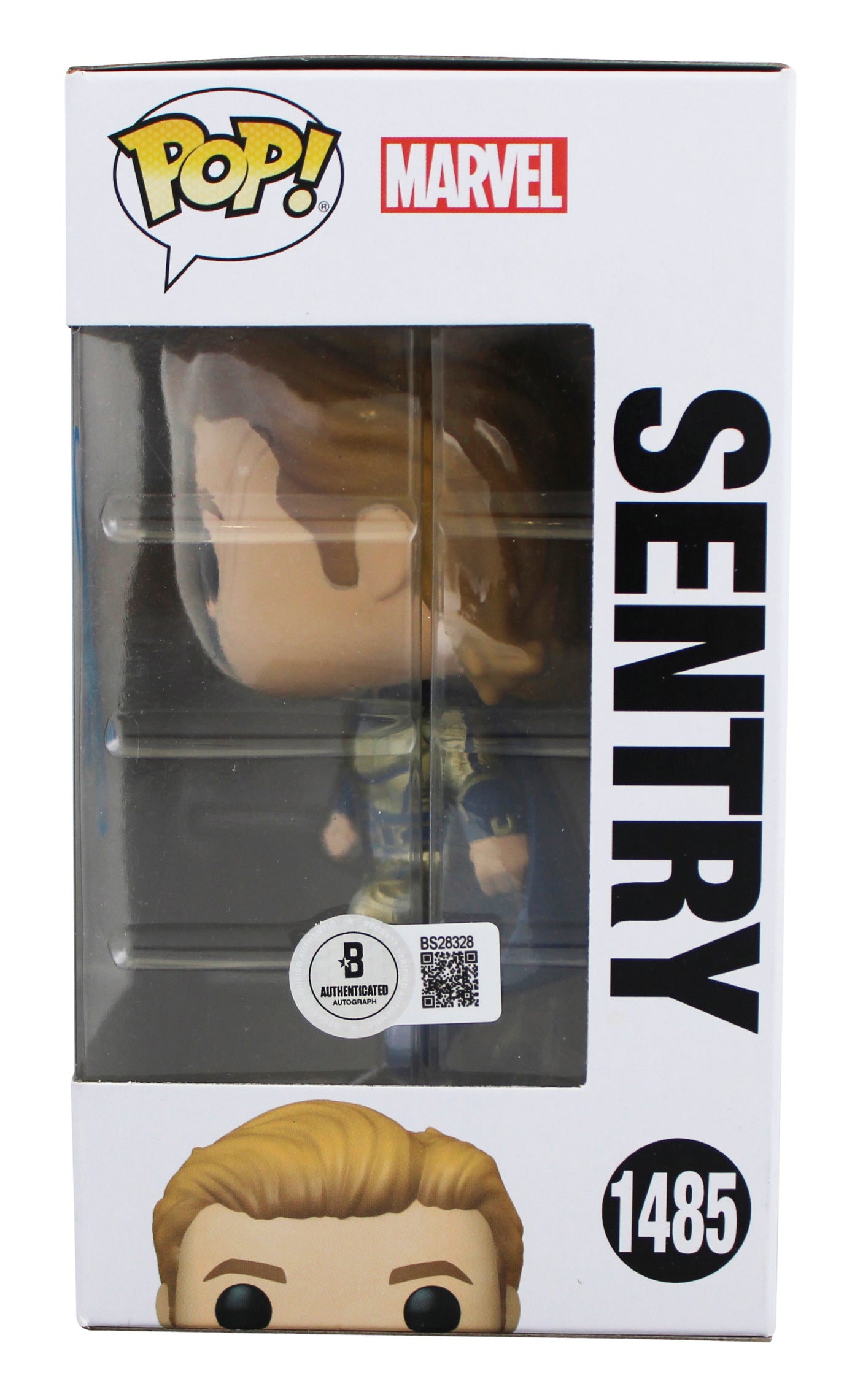 Lewis Pullman Thunderbolts Signed #1485 Funko Pop Vinyl Figure BAS #BS28328