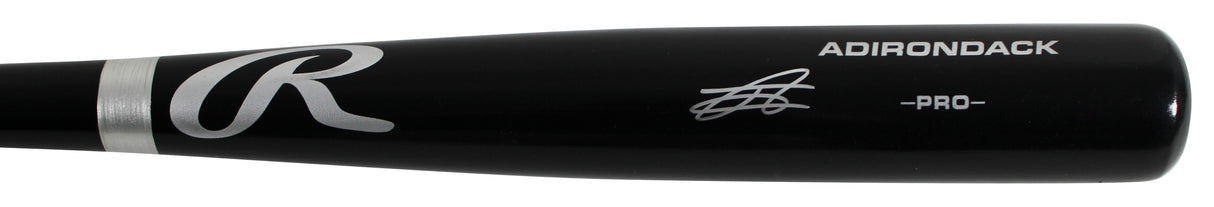 Mariners Julio Rodriguez Authentic Signed Black Rawlings Adirondack Bat BAS