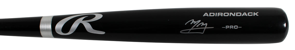 Padres Manny Machado Authentic Signed Black Rawlings Adirondack Baseball Bat BAS
