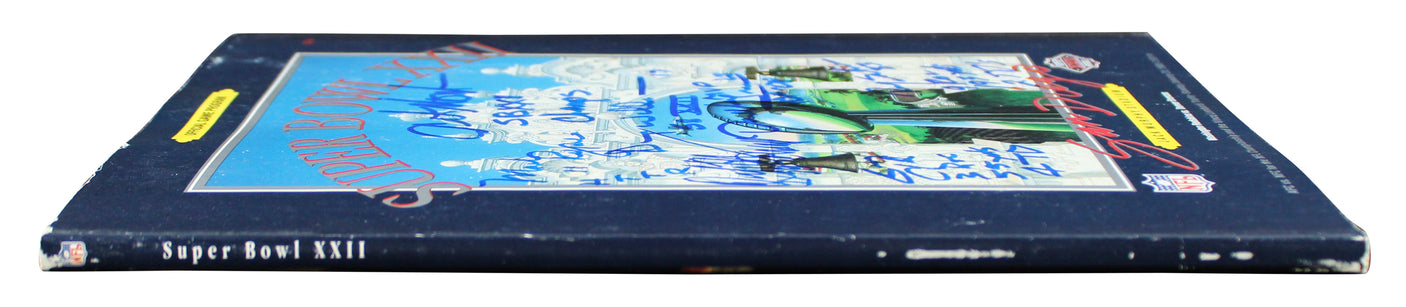 (7) Williams, Monk, Clark, Green +3 Signed Official SB XXII Program BAS Witness