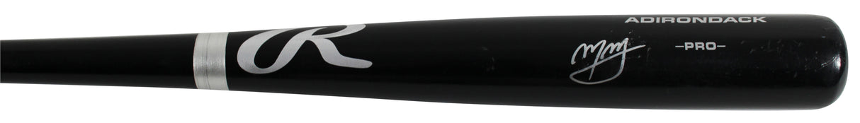 Padres Manny Machado Signed Black Rawlings Adirondack Baseball Bat BAS #BX68758