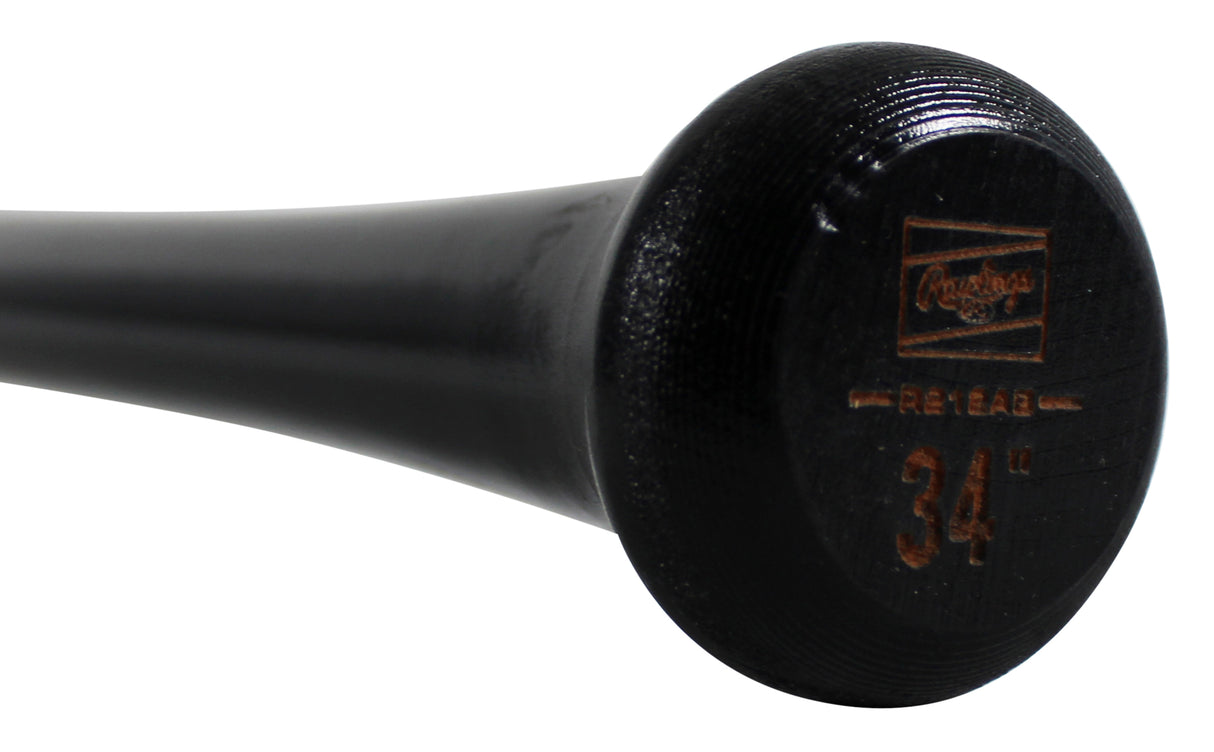 Rays Junior Caminero Signed Black Rawlings Adirondack Baseball Bat BAS #BX68770