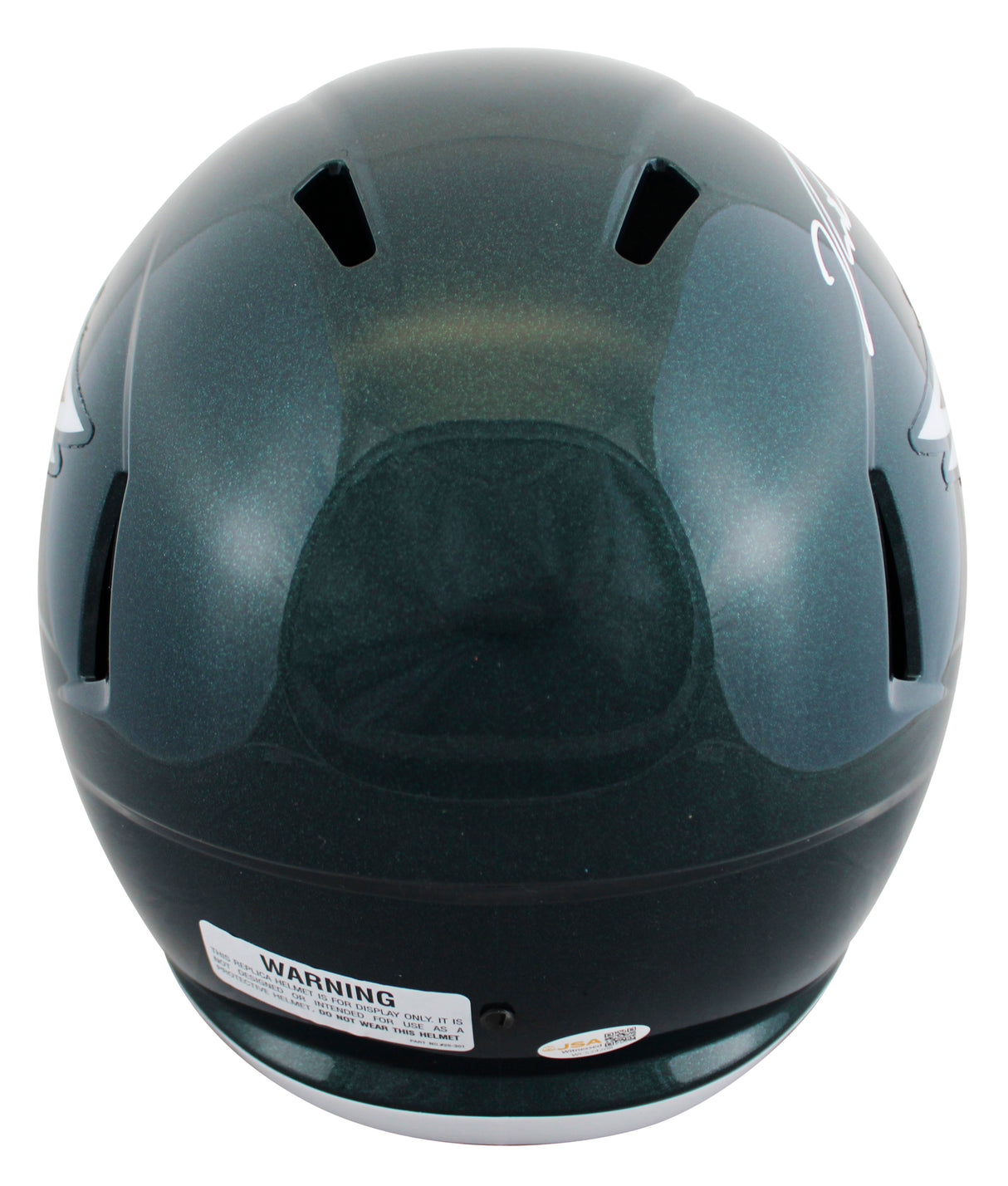 Eagles Jalen Carter Authentic Signed Full Size Speed Rep Helmet JSA Witness