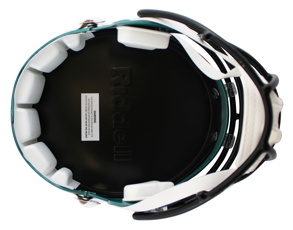 Eagles Jalen Carter Authentic Signed Full Size Speed Rep Helmet JSA Witness