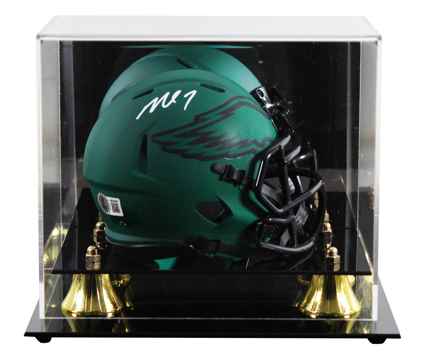 Eagles Michael Vick Authentic Signed Rave Speed Mini Helmet W/ Case BAS Witness