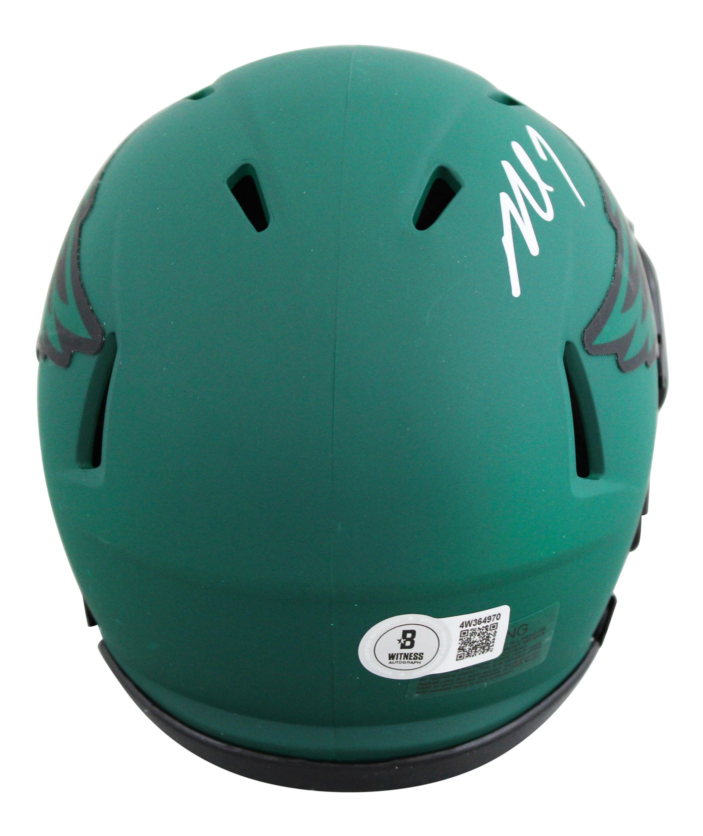 Eagles Michael Vick Authentic Signed Rave Speed Mini Helmet BAS Witnessed